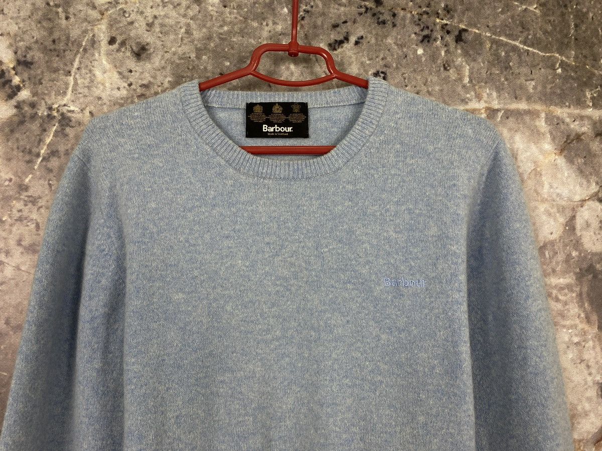Barbour × Vintage Women’s Barbour Sweated Jumper Wool Size M Medium Size M / US 6-8 / IT 42-44 - 2 Thumbnail