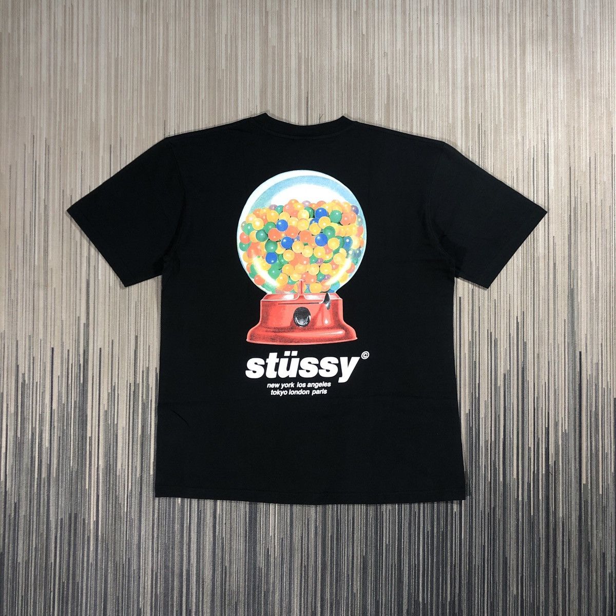 image of Stussy Gumball Tee in Black, Men's (Size XL)