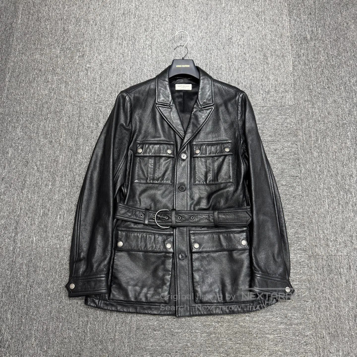 Saint Laurent Paris Lambskin Cafe Racer Jacket sz48 | Grailed