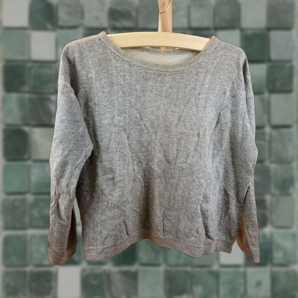 Vintage VINTAGE Sweatshirt 70' Gray 2 TONES SZ LARGE Unbranded Cotton Pullover Men Size L Gray 2 Tones 70s Sweatshirt Mens Size US L / EU 52-54 / 3 - 1 Thumbnail