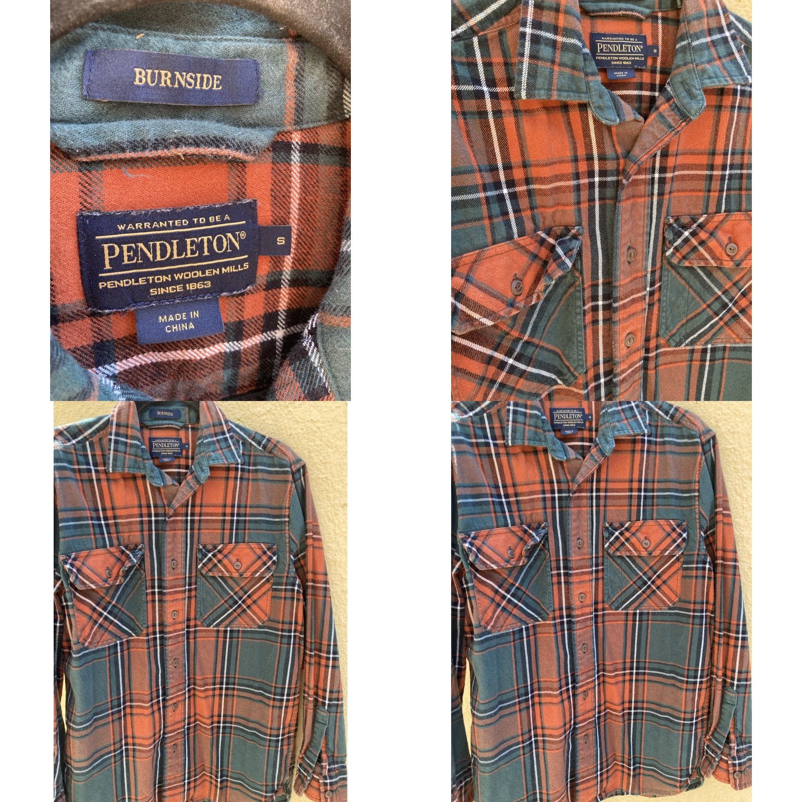 Pendleton Pendleton Burnside Shirt Multicolor Flannel Button-Up Cotton 100% Men’s S Short Sleeve? No, long sleeve. Size US S / EU 44-46 / 1 - 8 Thumbnail