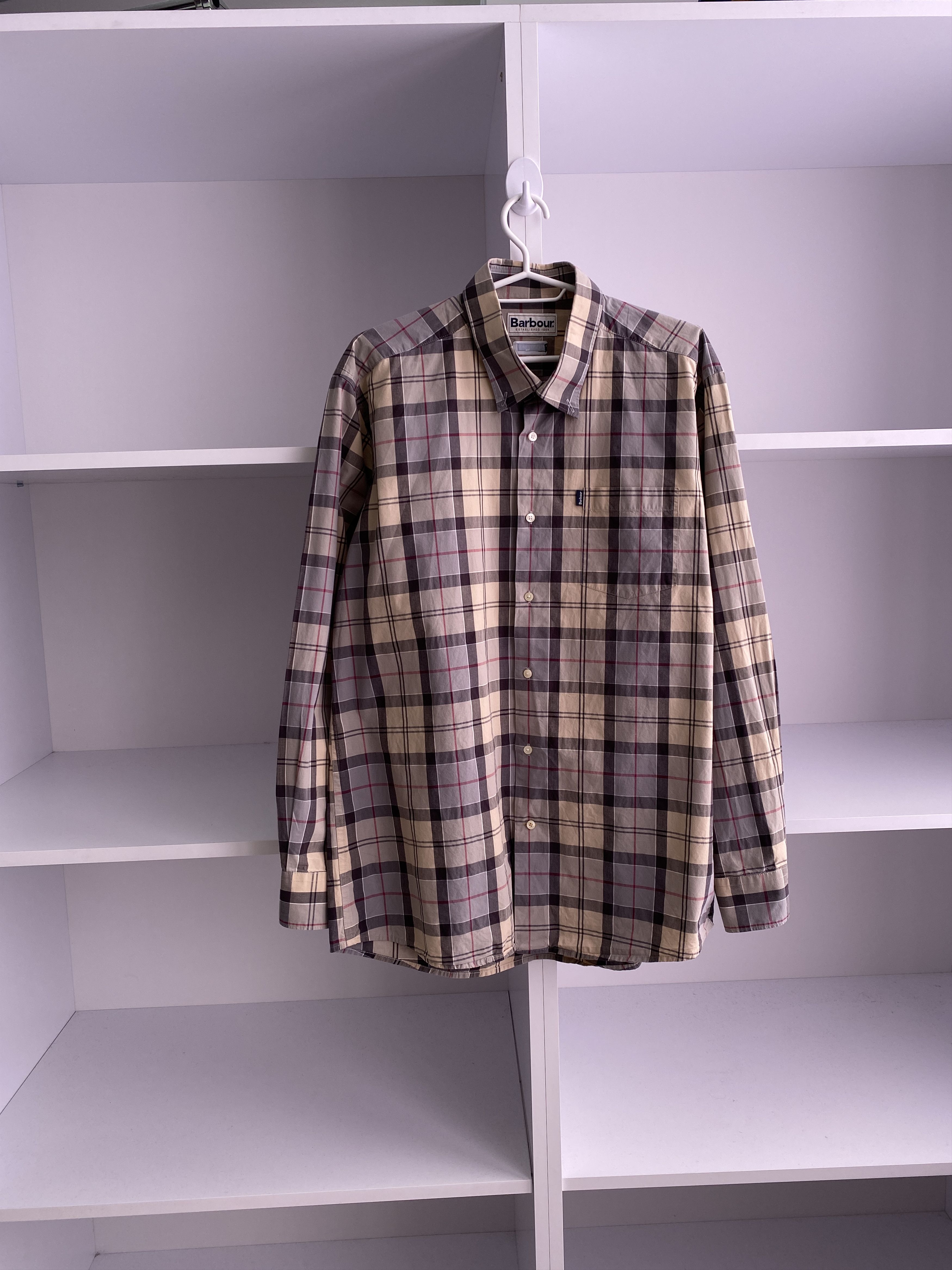 Barbour × Vintage Vintage Barbour Button Up long sleeve shirt Size US L / EU 52-54 / 3 - 9 Thumbnail