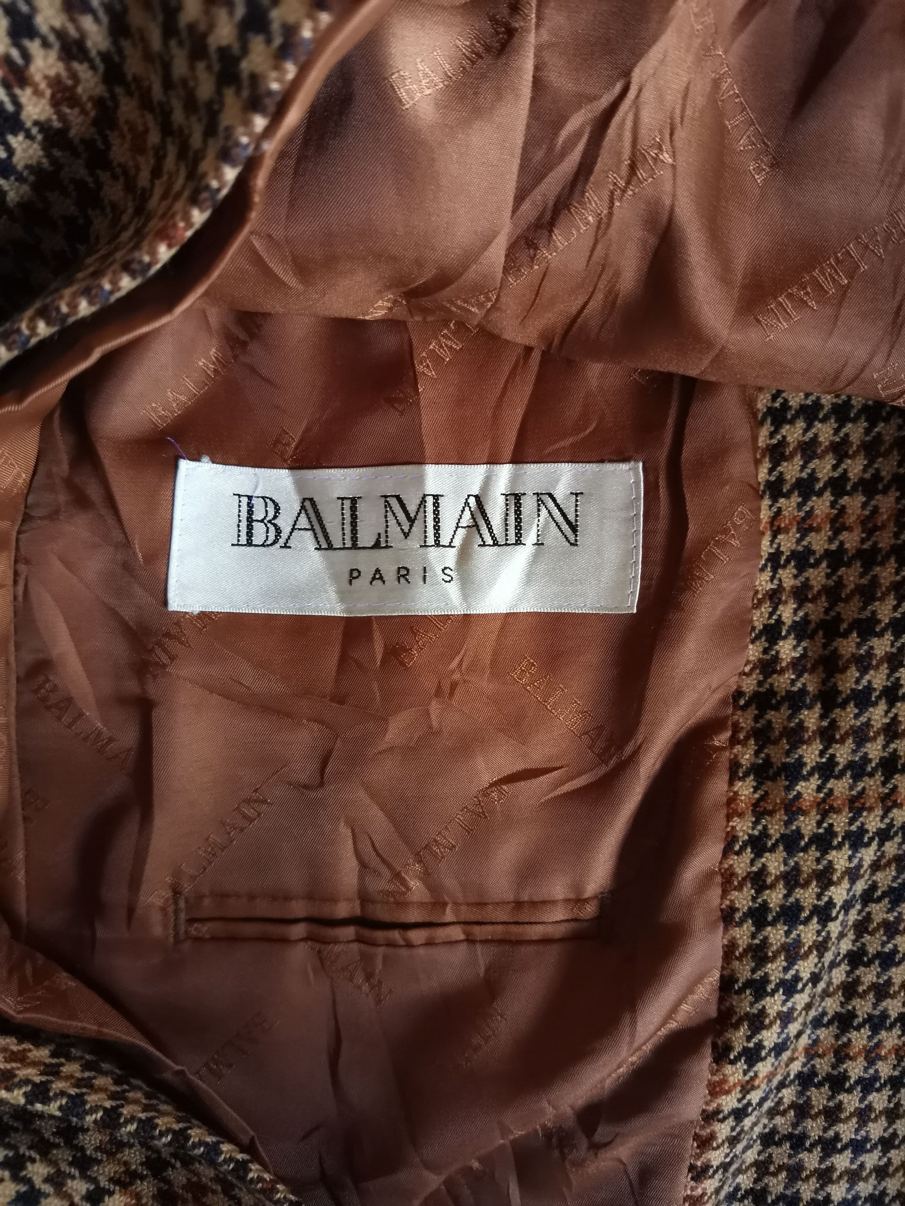 Balmain × Designer Vintage Balmain Paris Coat Size US XL / EU 56 / 4 - 5 Thumbnail