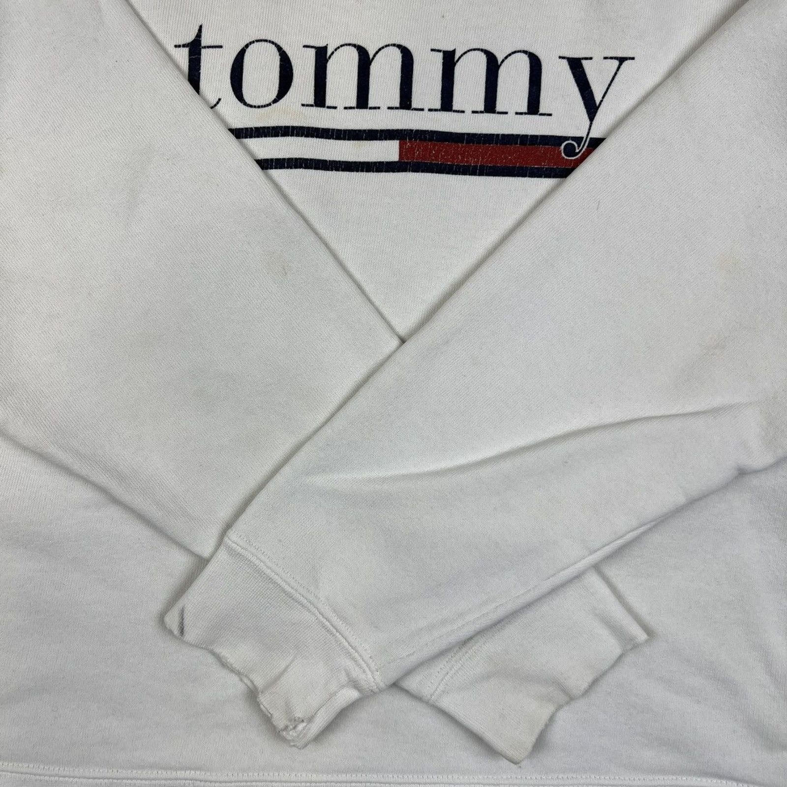 Tommy Hilfiger × Vintage Vintage 90s Tommy Hilfiger Sweatshirt Tommy Jeans Pullover Size US S / EU 44-46 / 1 - 4 Thumbnail