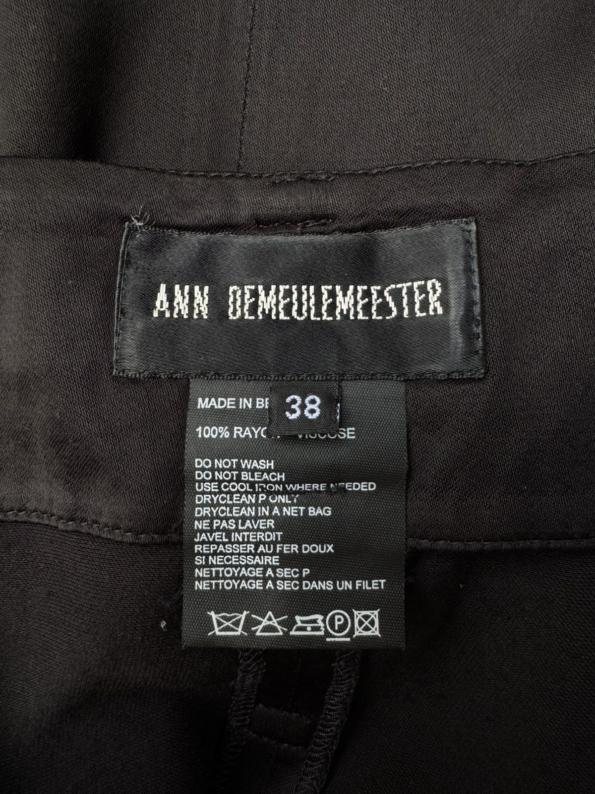 Ann Demeulemeester Ann Demeulemeester SS04 Cargo Pocket Straps Mini Skirt Size 27" / US 4 / IT 40 - 7 Thumbnail