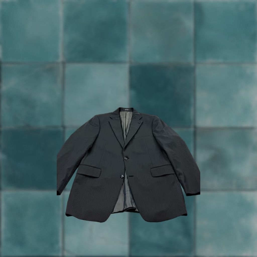 Ben Sherman Ben Sherman Jacket Adult 42 Regular Charcoal Pinstripe 2-Button Notch Lapel Mens Size US XS / EU 42 / 0 - 1 Thumbnail
