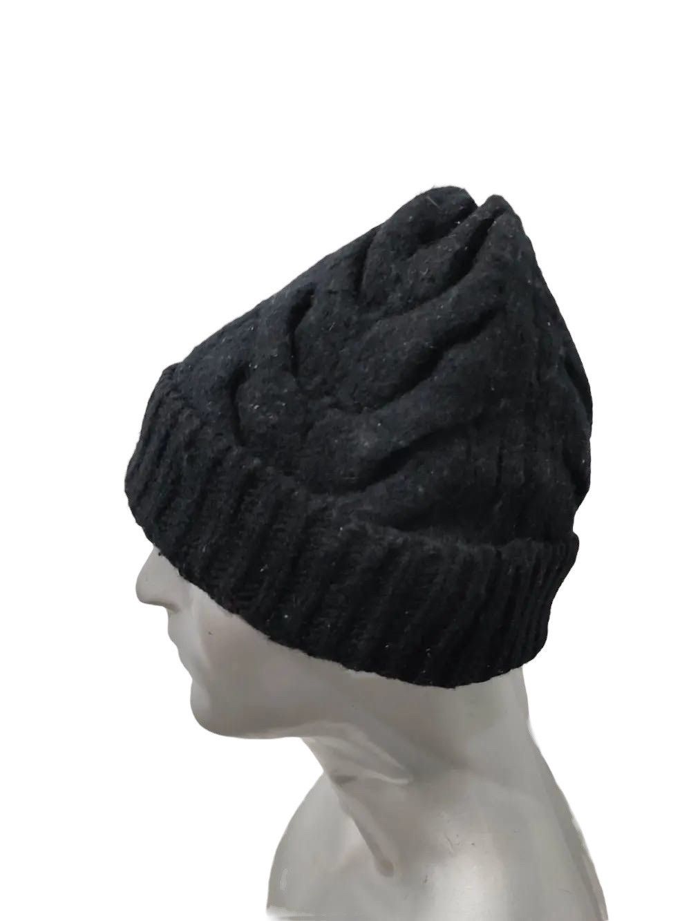 Y's × Yohji Yamamoto Y's Yohji Yamamoto cable Knitted Wool Beanie hats Size ONE SIZE - 4 Thumbnail