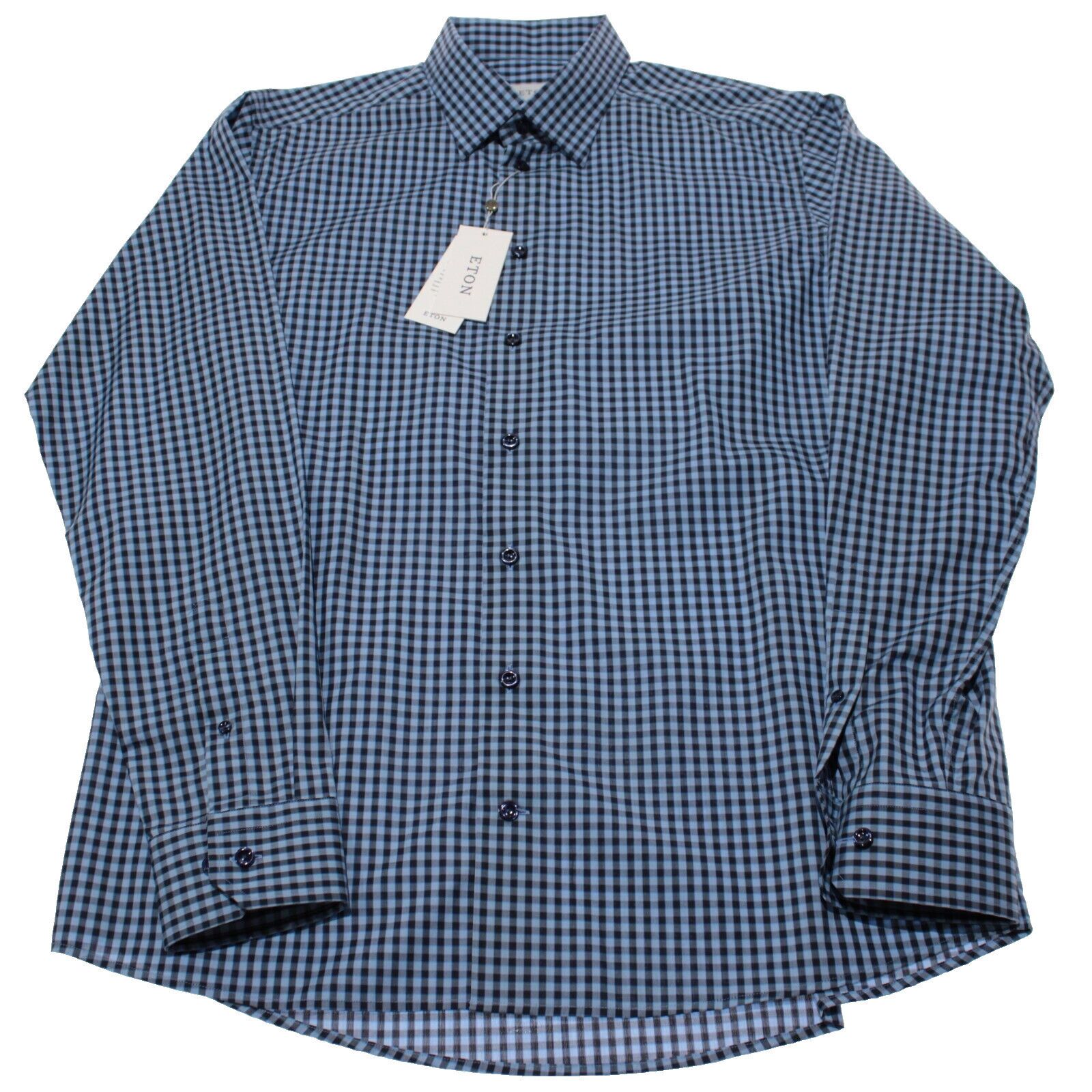 Eton Eton New with tags Shirt Size XL US In Blue Size US XL / EU 56 / 4 - 3 Thumbnail