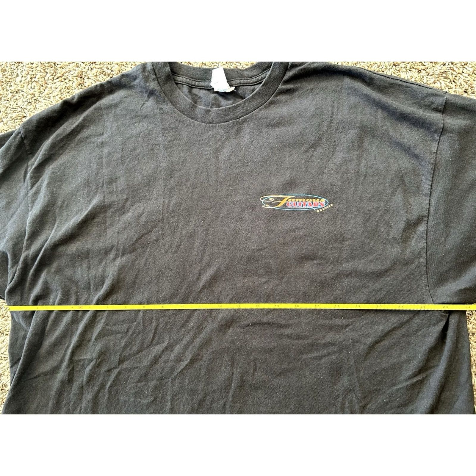 Doublet VINTAGE Band T-Shirt 2XL Black Short Sleeve Crew Neck Double-Sided Graphic 90s Nirvana Jimi Hendrix Prince Jimmy Page Gildan Heavy Cotton Mens Size US XXL / EU 58 / 5 - 7 Thumbnail