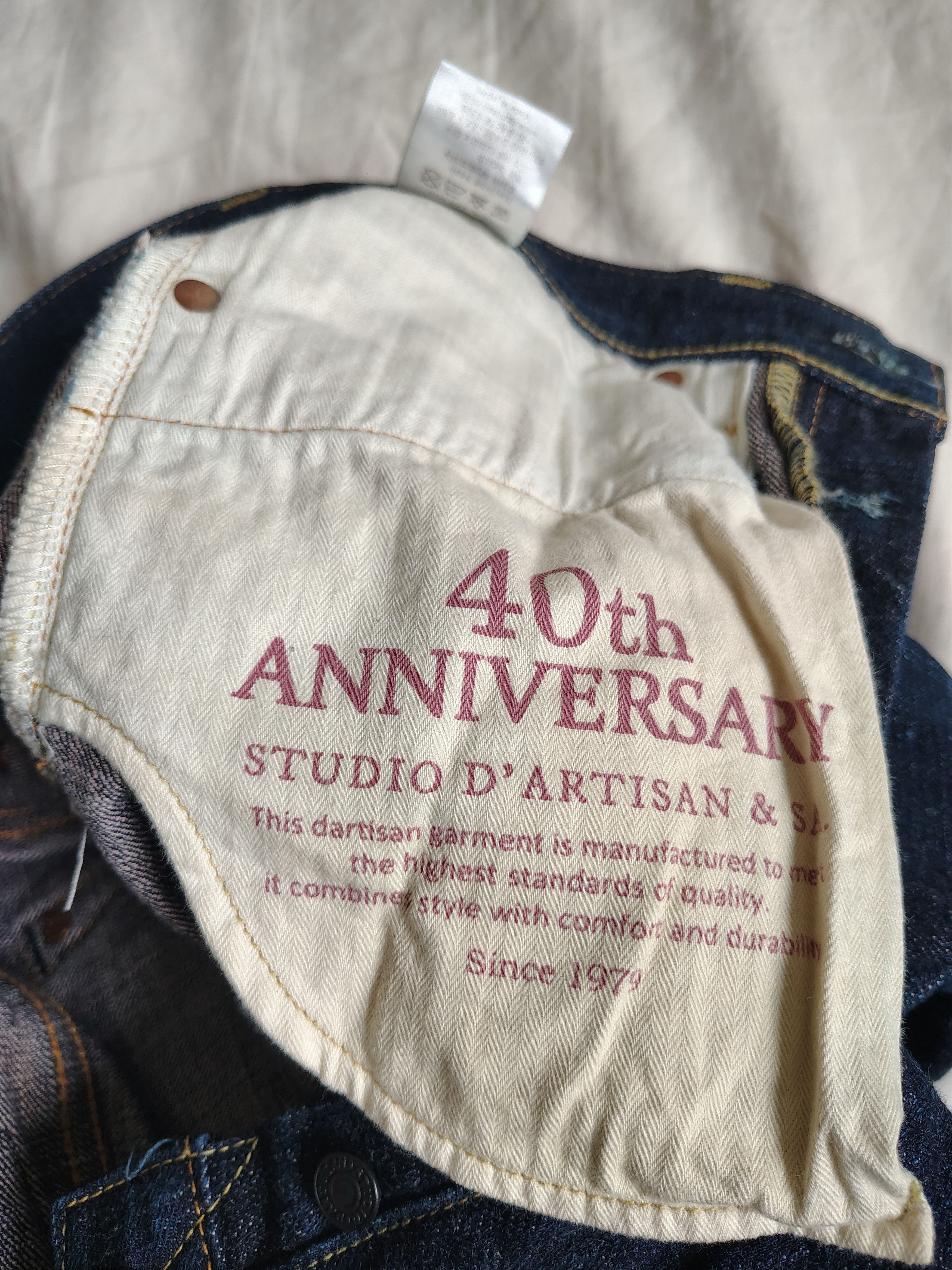 Studio D'Artisan Studio D'Artisan Anniversary G3 Cherry Blossom slim jeans Size US 32 / EU 48 - 4 Thumbnail