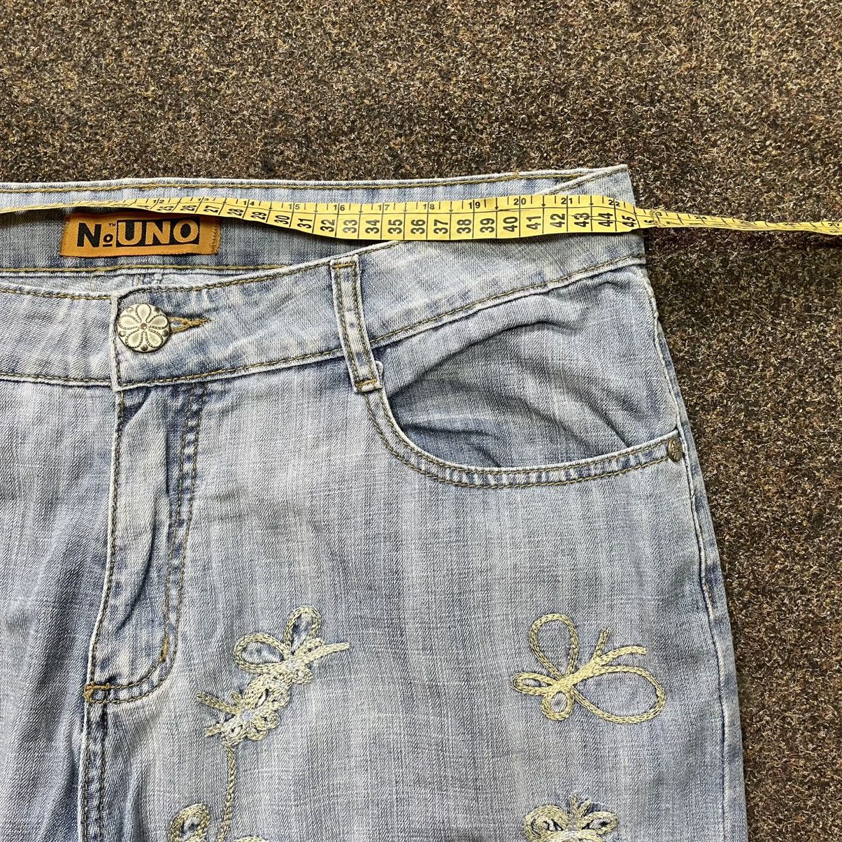 Vintage Vintage Y2K Baggy Flared Jeans 90s Distressed Skate Grunge Size 36" / US 14 / IT 50 - 7 Thumbnail