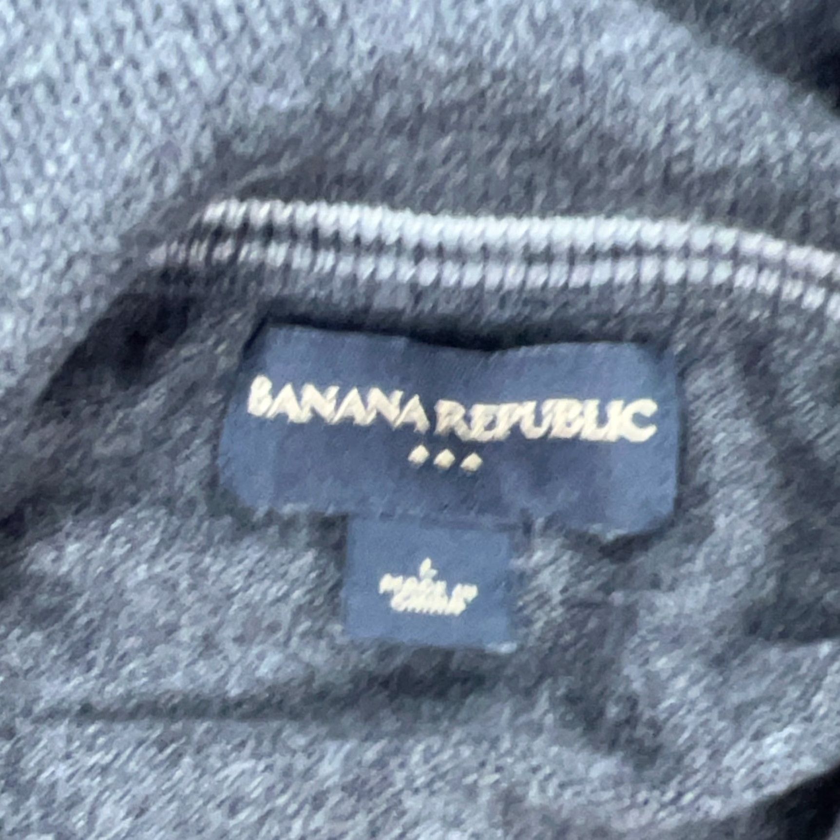 Banana Republic Banana Republic Sweater Men Large Gray Knit Full Zip Cardigan Jacket Diamond Pattern Size US L / EU 52-54 / 3 - 5 Thumbnail