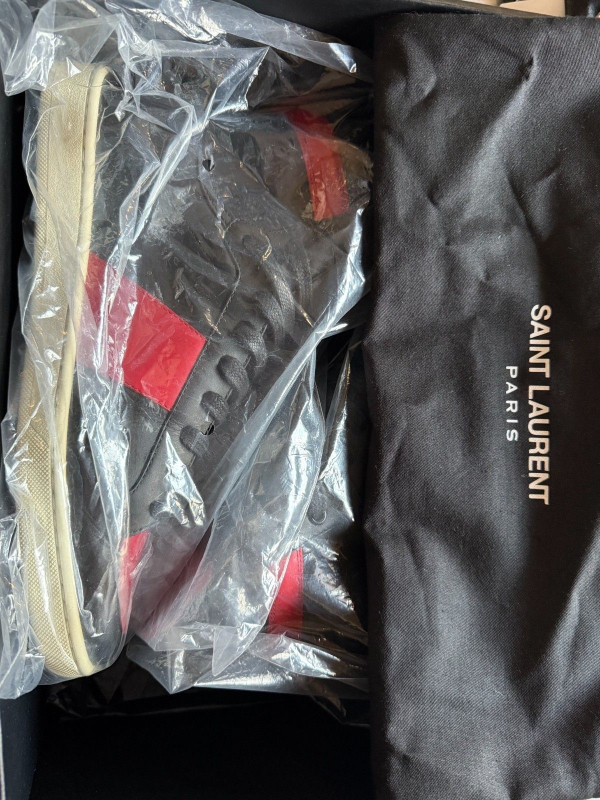 Yves Saint Laurent YSL COURT CLASSIC SL/10H LEATHER SNEAKERS SIZE 43 Size US 9.5 / EU 42-43 - 16 Thumbnail