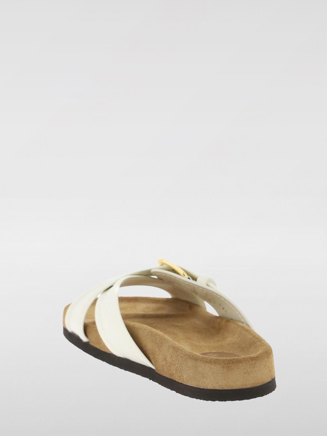 Valentino o1s22i1n0924 Smooth Leather Fussfriend Slides in White Size US 9 / IT 39 - 2 Thumbnail