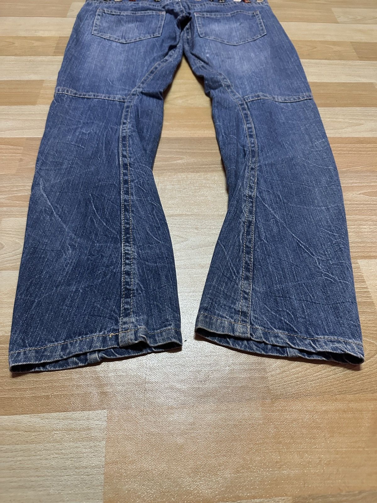 Japanese Brand × Tornado Mart Rare 🔥Double waist Leg twisted Denim Size US 32 / EU 48 - 24 Thumbnail