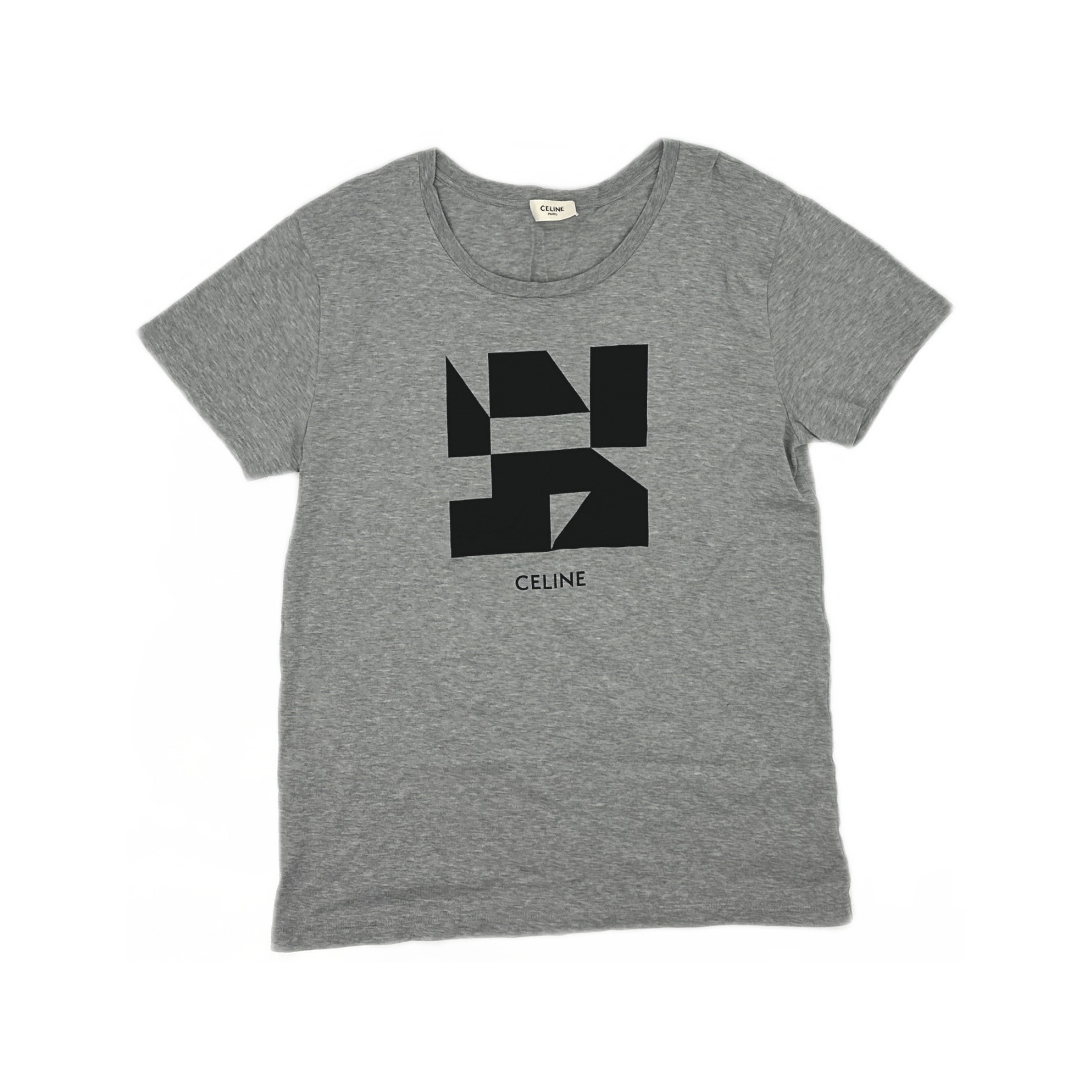 Celine Celine Graphic Logo Short Sleeve T-Shirt Size M Size US M / EU 48-50 / 2 - 1 Thumbnail