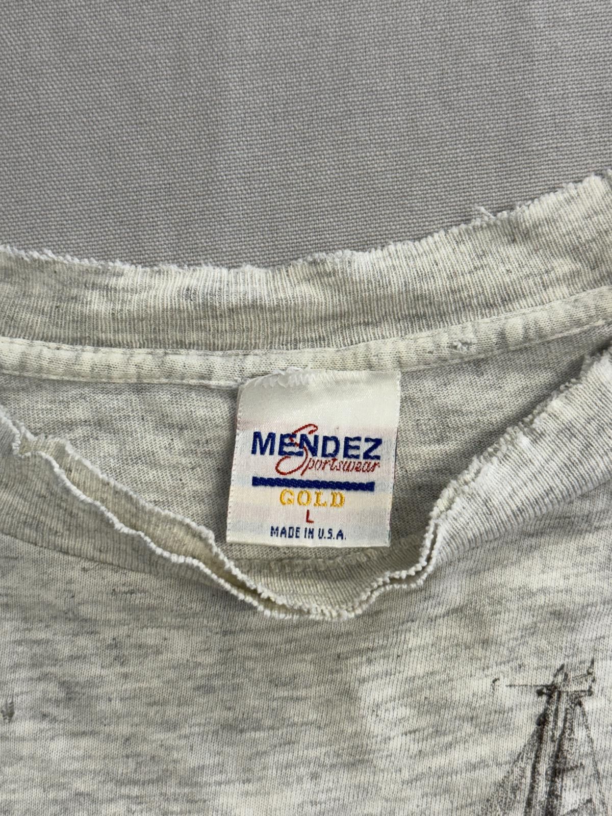 Designer Vintage Sailing Shirt Treasure Island Florida Sail Boat L Size US L / EU 52-54 / 3 - 2 Thumbnail