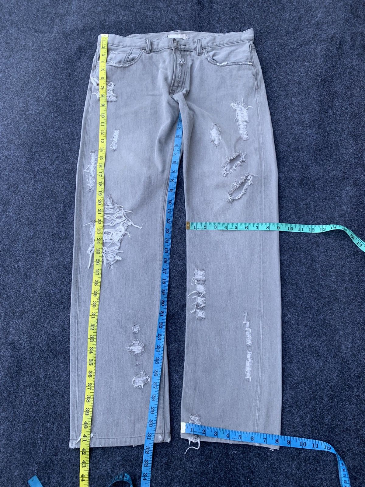 Uniqlo VINTAGE UNIQLO SELVEDGE FADED GRAY. Size US 34 / EU 50 - 4 Thumbnail