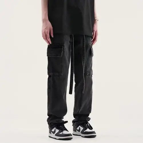 Japanese Brand Vintage multi-pocket cargo jeans Size US 32 / EU 48 - 1 Thumbnail