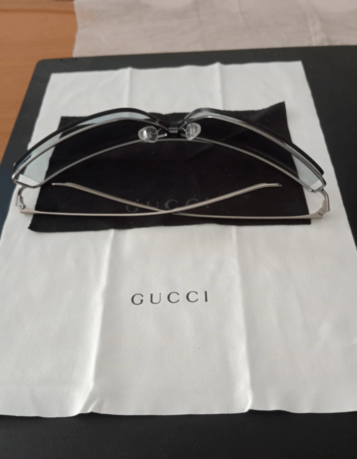 Gucci Gucci Sunglasses 1710/S Mask Logo Shield Sport Vintage Size ONE SIZE - 4 Thumbnail