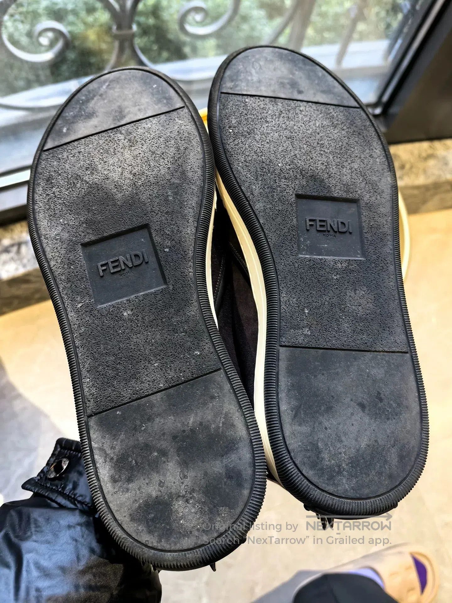 Fendi fendi black red slip-on casual shoes. Size US 9 / EU 42 - 8 Thumbnail