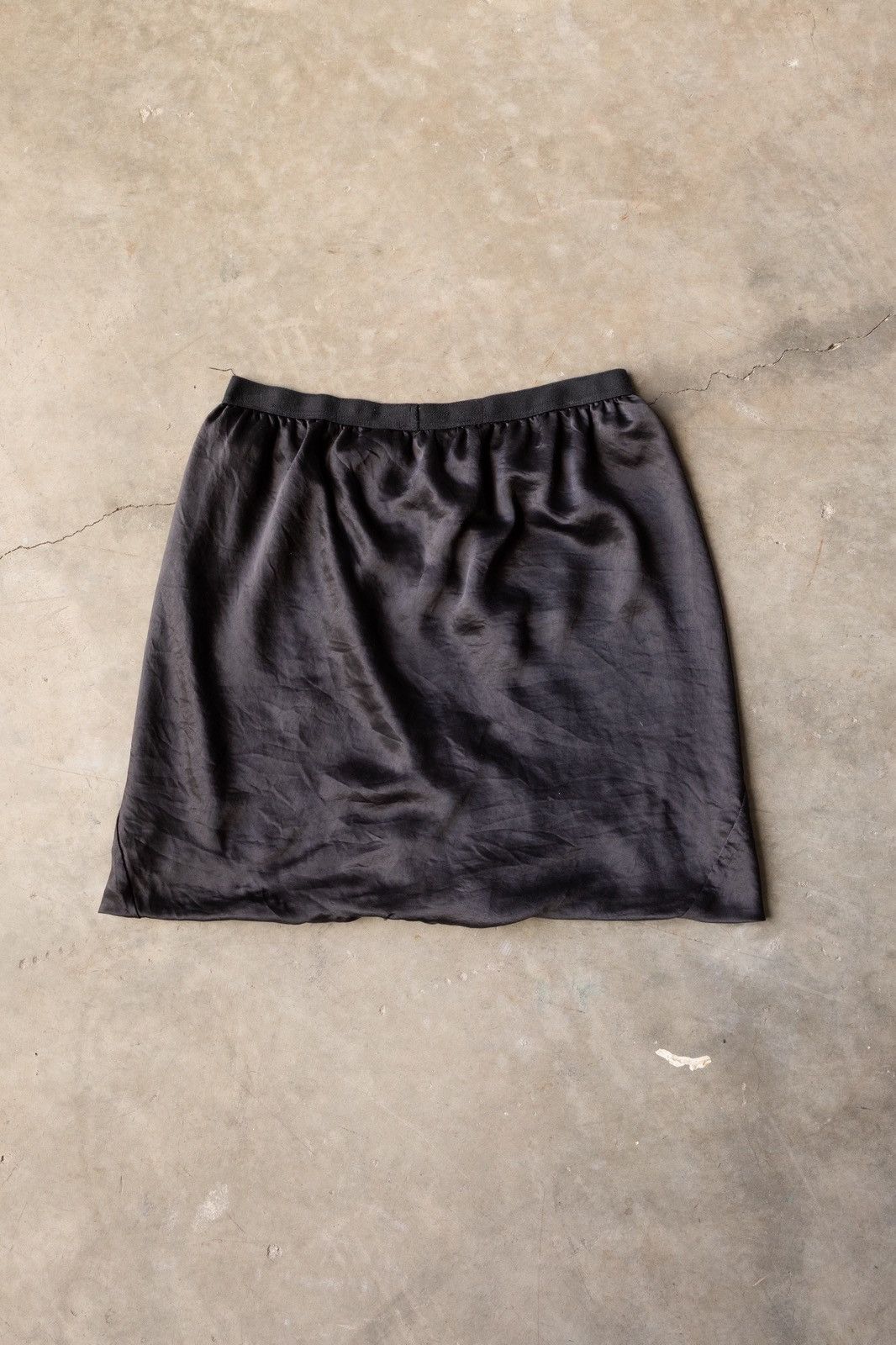 Rick Owens Rick Owens Satin Mini Skirt Size 27" / US 4 / IT 40 - 2 Thumbnail
