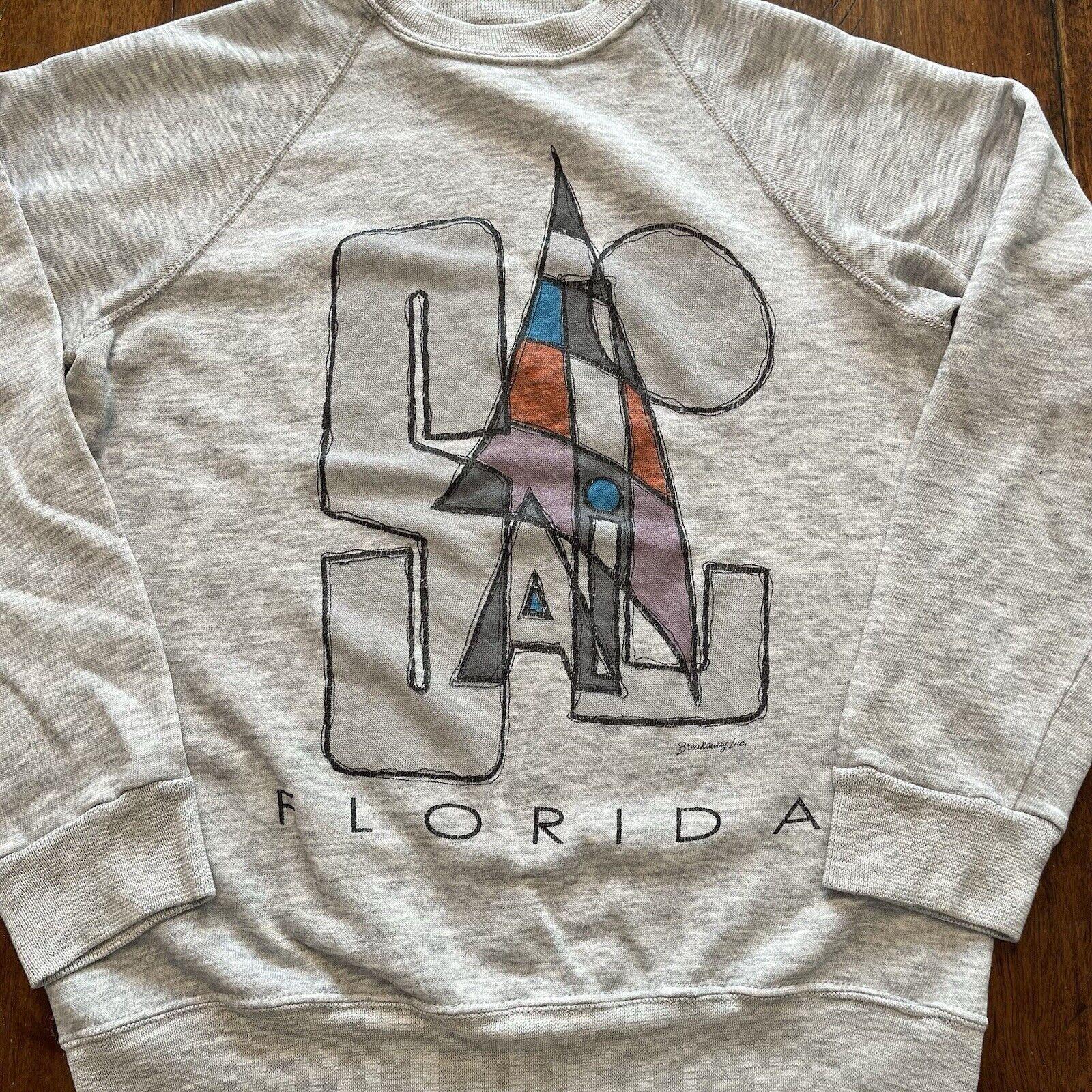 Vintage Vtg Sail Florida Sailing Ship Sweatshirt USA M Rare Thin Size US M / EU 48-50 / 2 - 3 Thumbnail