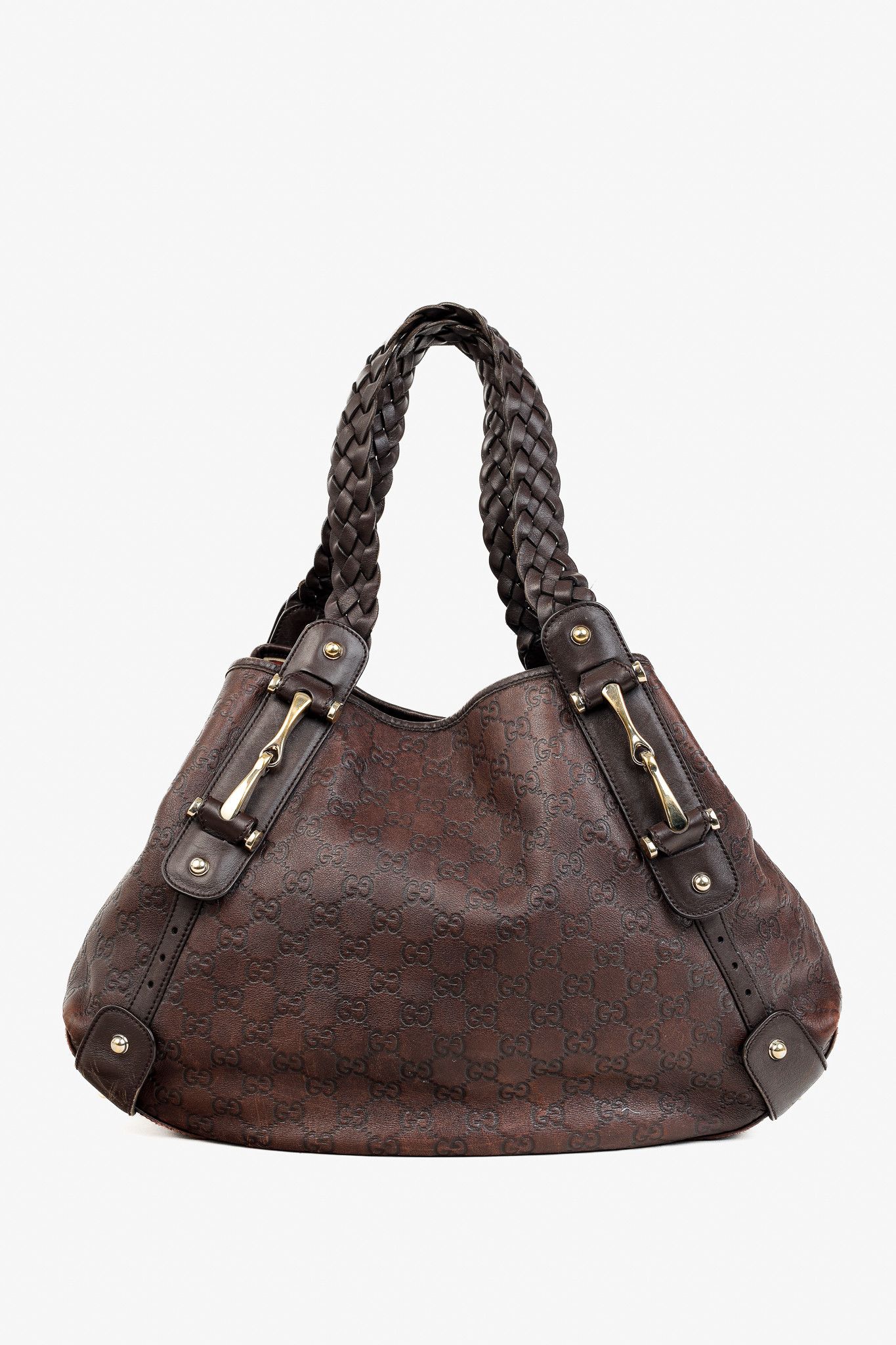Gucci Gucci Pelham Brown Guccissima Horsebit Hobo Bag Size ONE SIZE - 4 Thumbnail