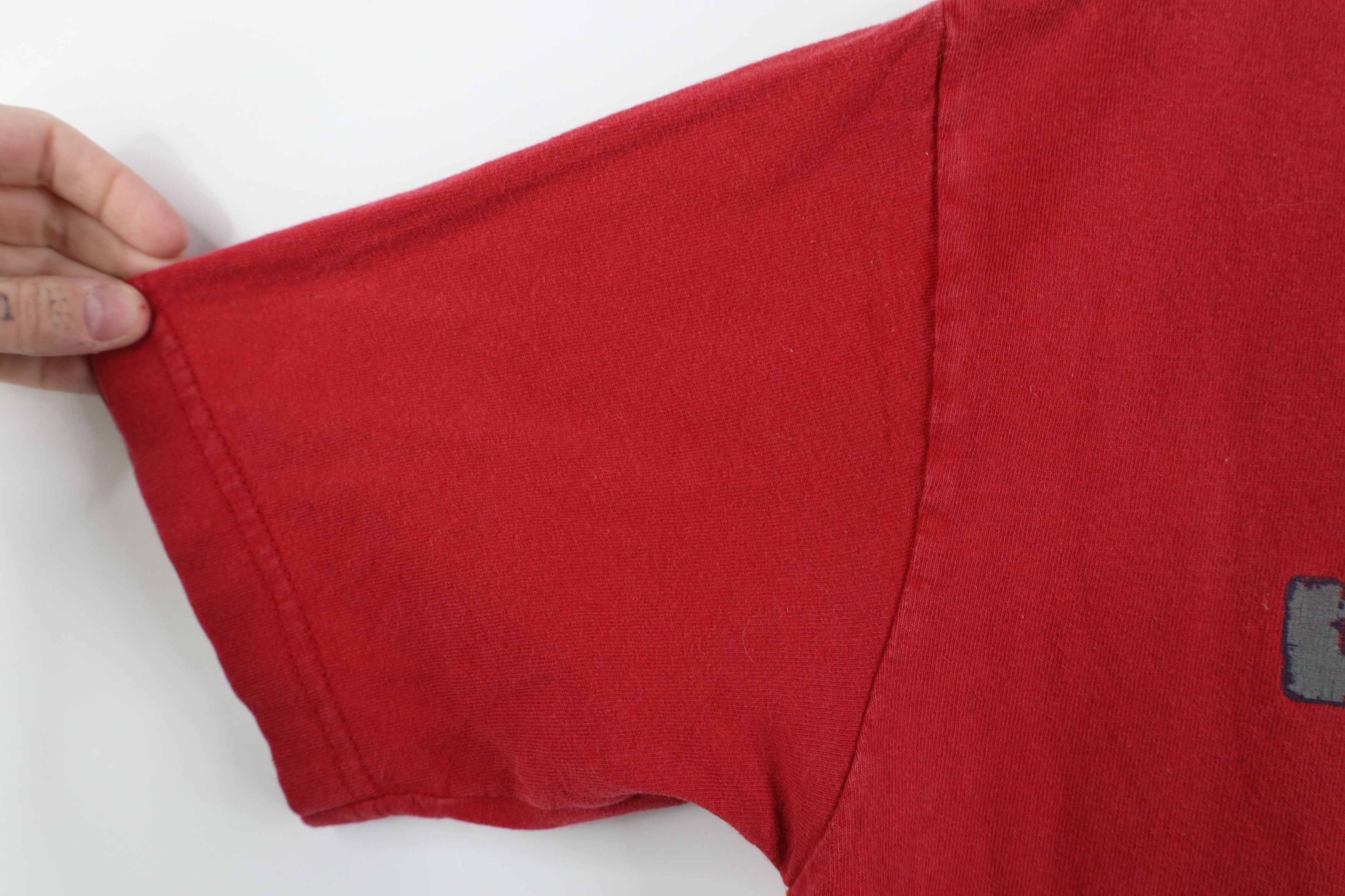 Levi's Vintage 90s Y2K Levis Spell Out Short Sleeve T-Shirt Red Size US M / EU 48-50 / 2 - 10 Thumbnail