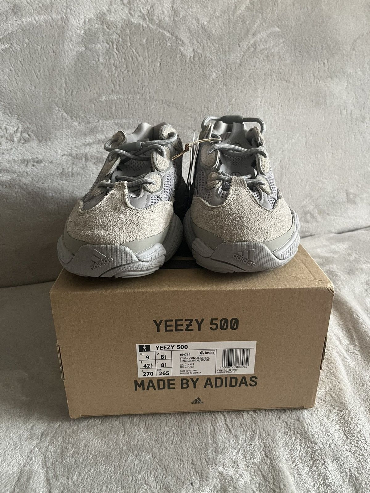 Adidas Adidas Yeezy 500 Stone Salt 42 2/3 Size US 9 / EU 42 - 7 Thumbnail