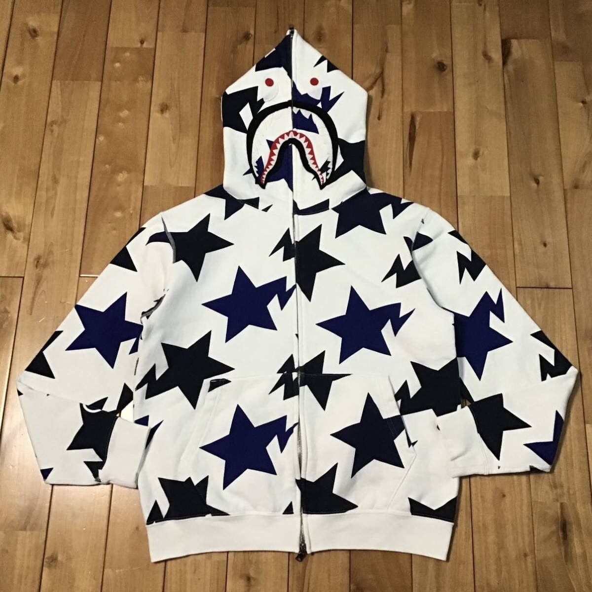 Bape × Nigo 🔥NFS limited🔥 BAPE STA shark full zip hoodie a bathing ape Size US S / EU 44-46 / 1 - 1 Thumbnail