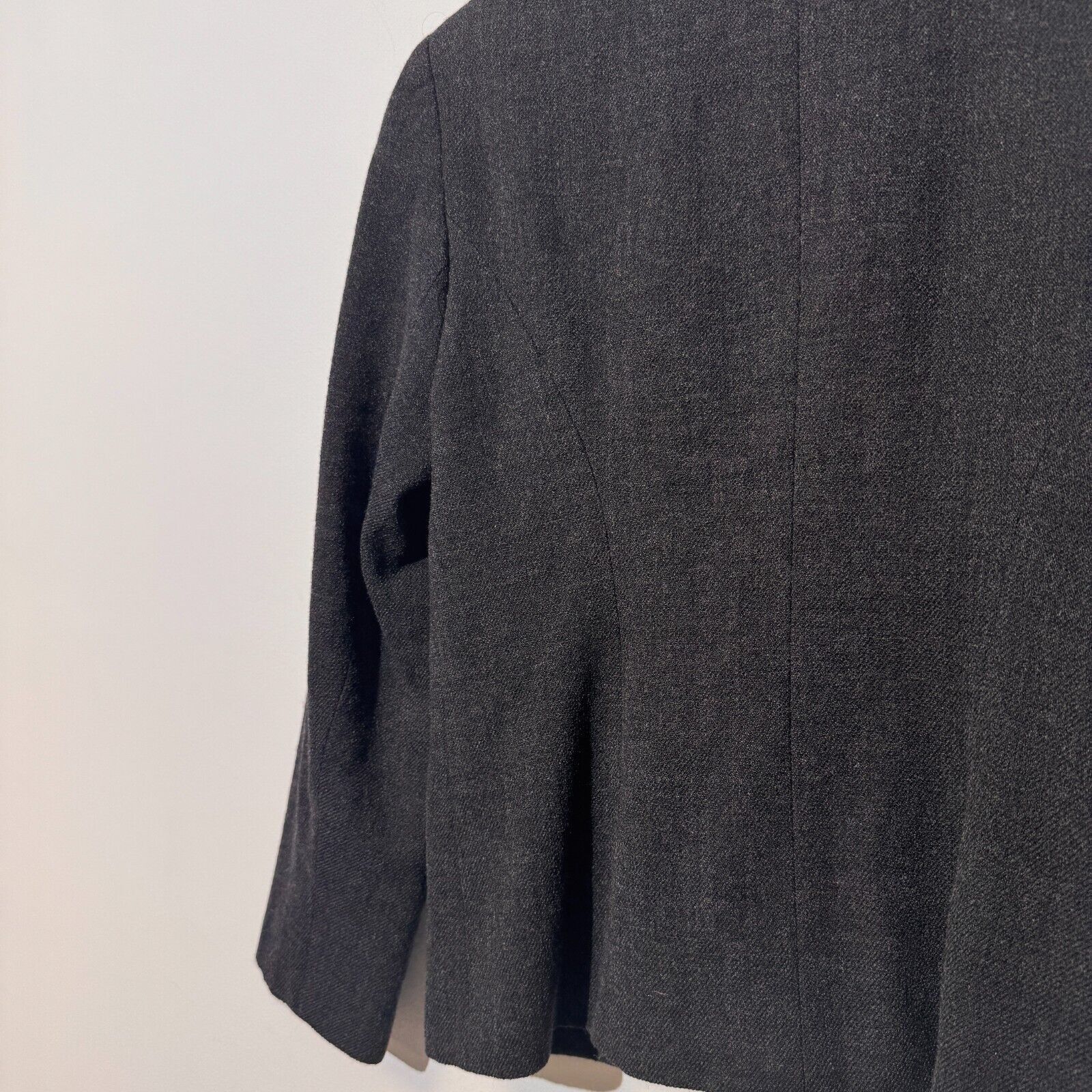 Vintage Alain Manoukian Black Gray Wool Blazer Jacket Size 48 IT Size US L / EU 52-54 / 3 - 12 Thumbnail