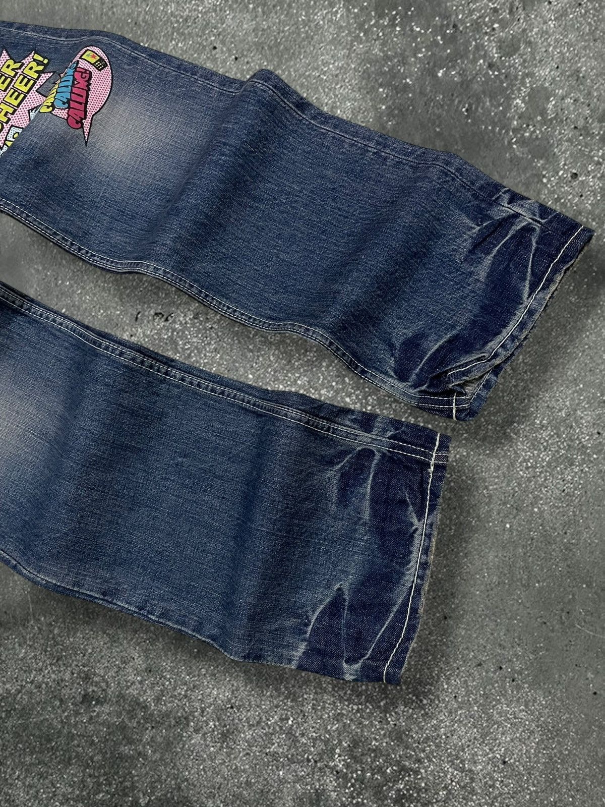 Hysteric Glamour Vintage Rare Designer Co & Lu Special Edition Printed Denim Size US 29 - 4 Thumbnail