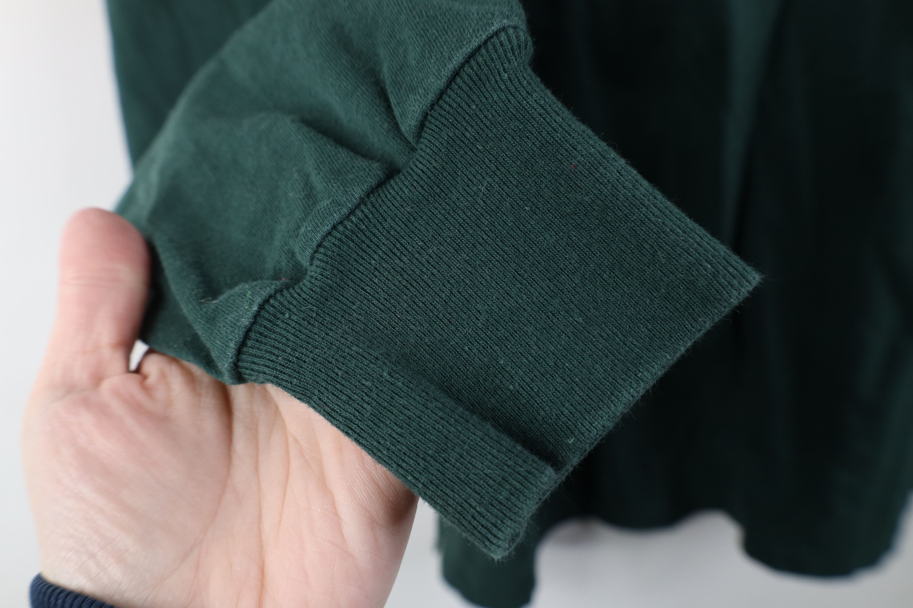 Vintage Vintage 90s Streetwear Heavy Long Sleeve Henley T-Shirt Size US L / EU 52-54 / 3 - 10 Thumbnail