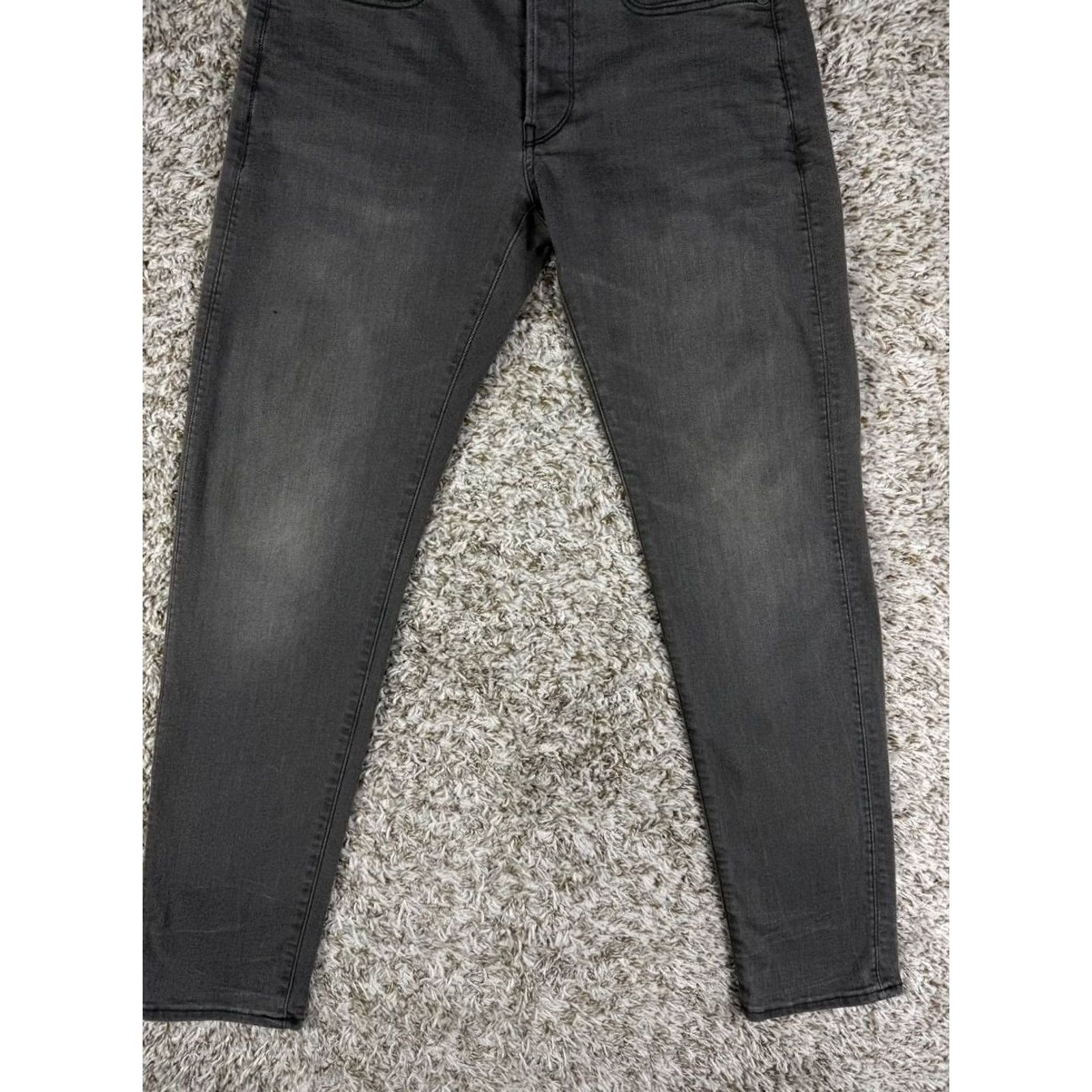 G-Star G-Star RAW 3301 Jeans Slim Straight Denim Gray Size 29x32 Men's Size US 29 - 3 Thumbnail
