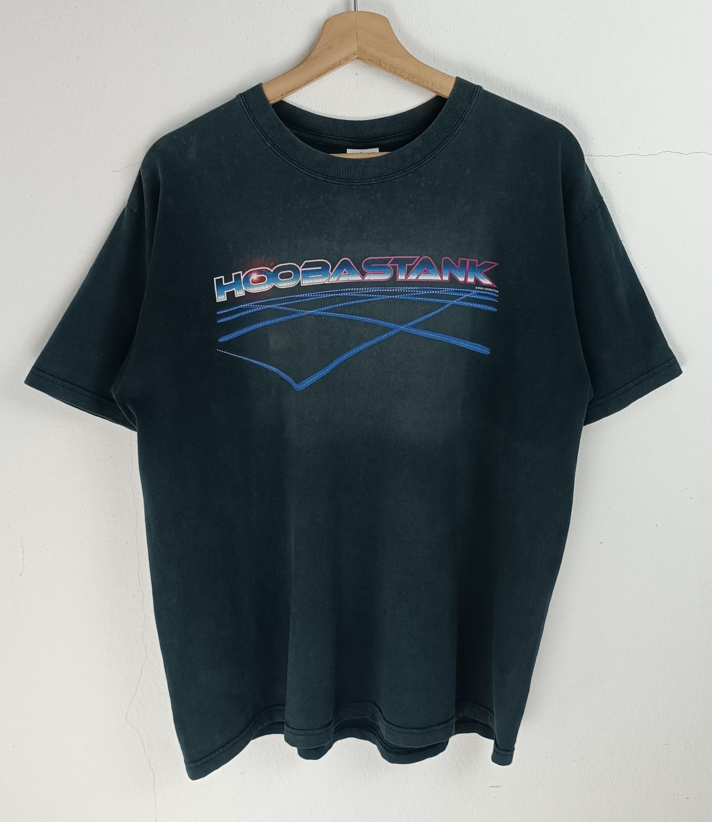 Band Tees THRASHED FADED VINTAGE '03 HOOBASTANK (incubus audioslave) Size US M / EU 48-50 / 2 - 3 Thumbnail