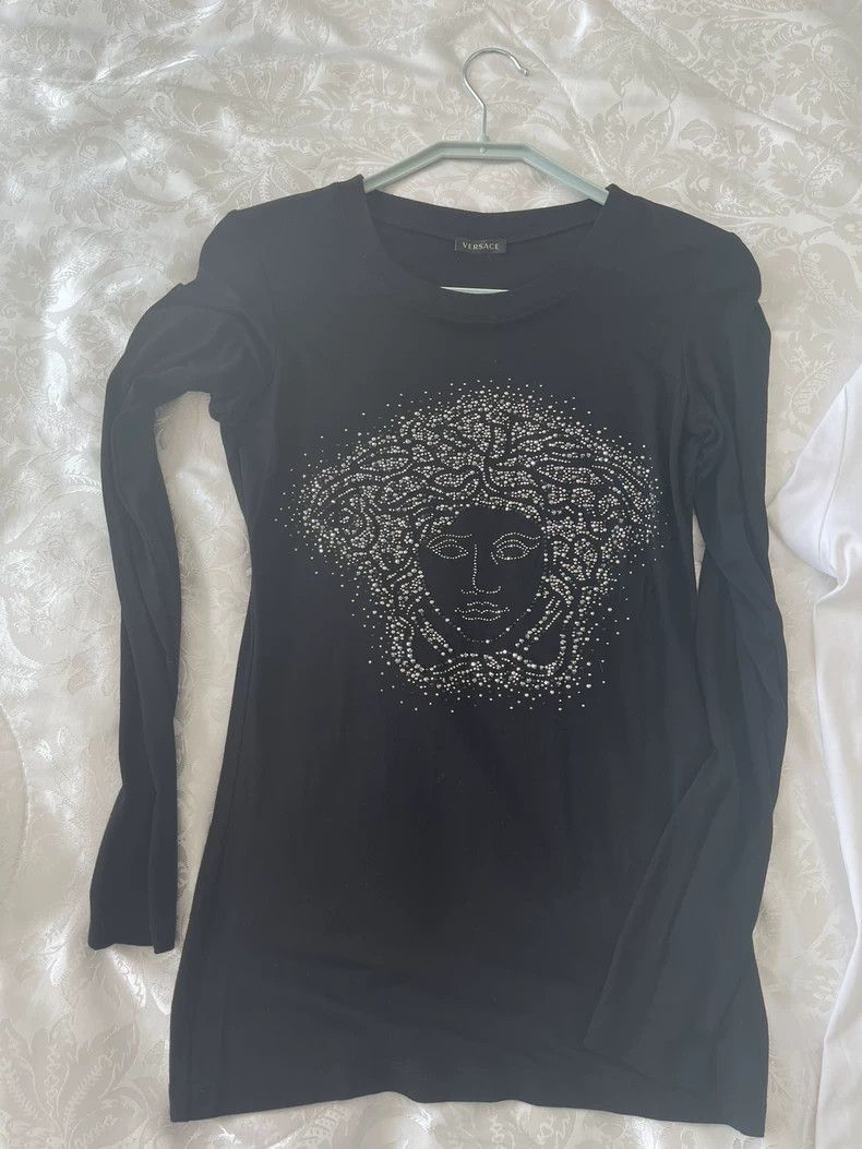 Versace Versace Full of diamond tops Size S / US 4 / IT 40 - 1 Thumbnail