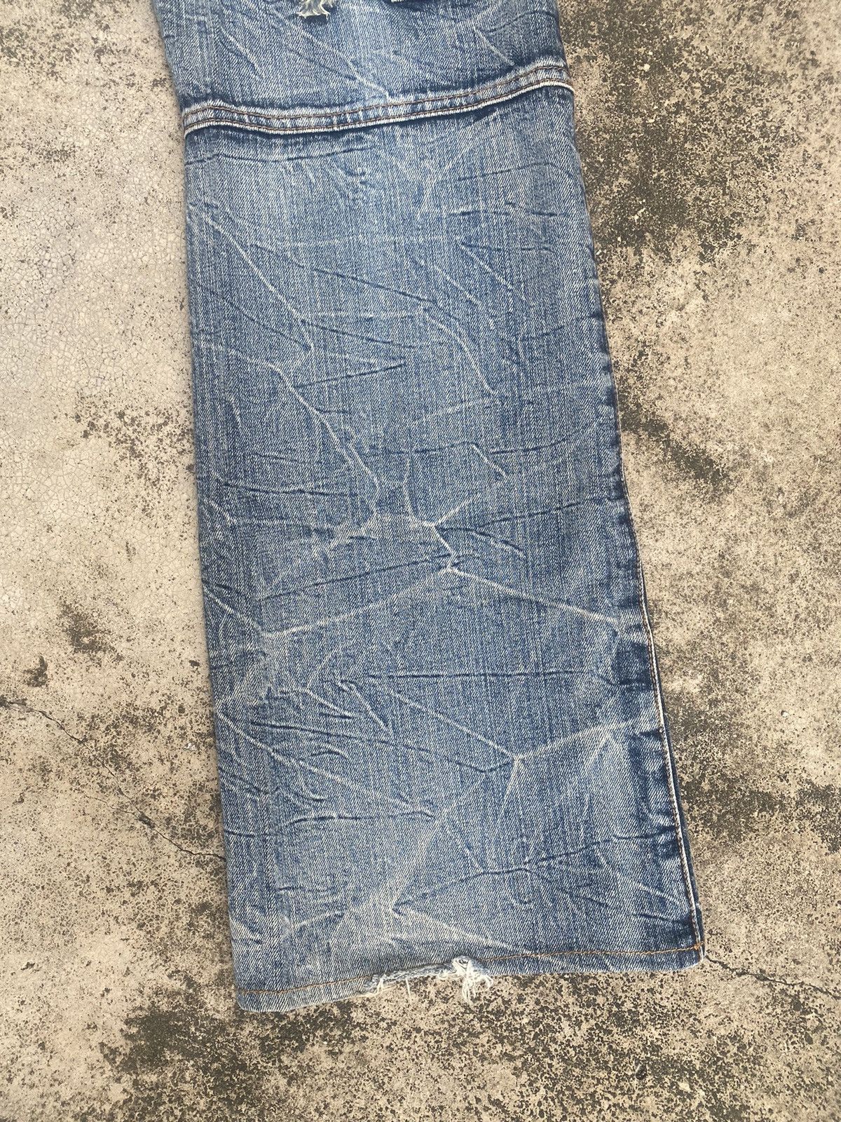 If Six Was Nine × Japanese Brand Flare Jeans Semantic Design Cargo Multipocket Bootcut Size US 33 - 17 Thumbnail