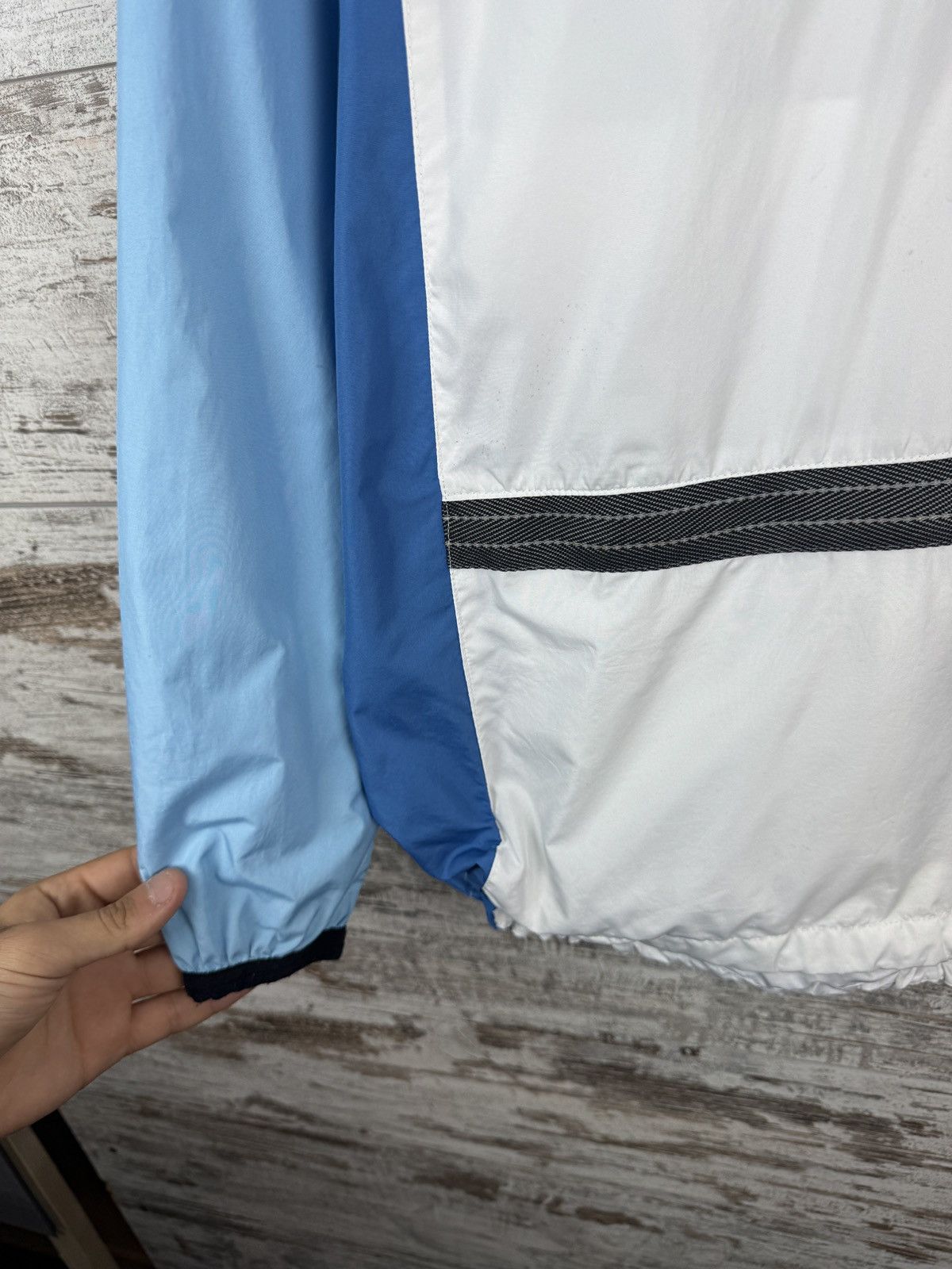 Nike × Vintage Mens Vintage Nike nylon track jacket swoosh Olympic y2k rare Size US S / EU 44-46 / 1 - 8 Thumbnail