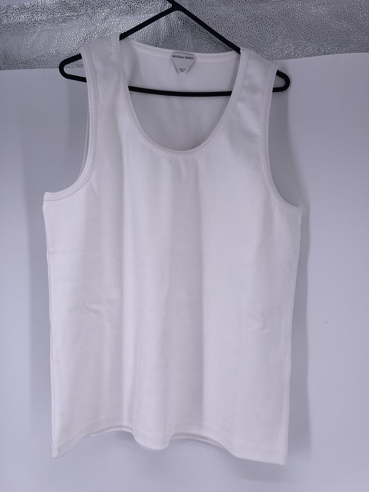 Bottega Veneta Bottega Veneta White Tank Top Size L Size US L / EU 52-54 / 3 - 1 Thumbnail