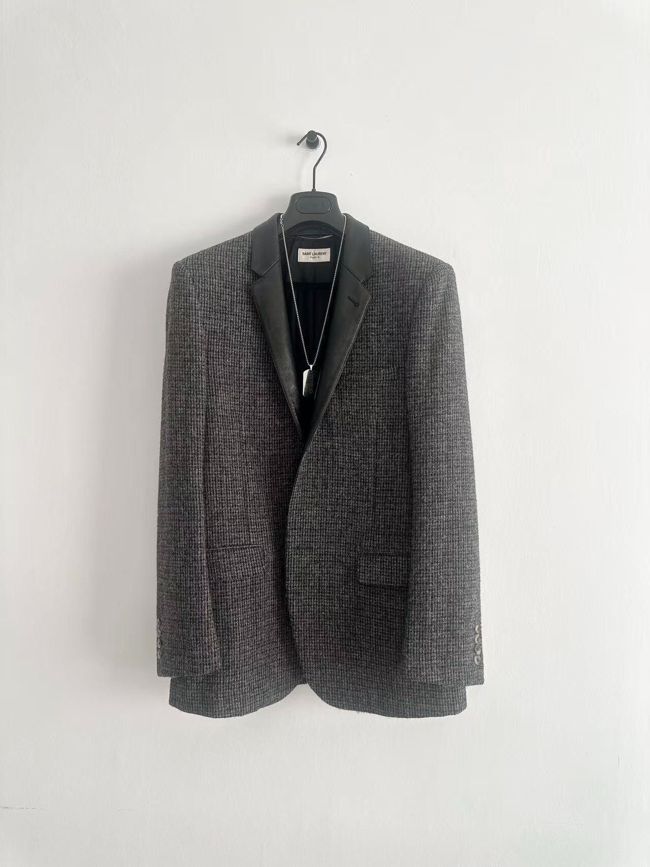 Saint Laurent Paris Saint Laurent AW14 Gray Sample Blazer Size US M / EU 48-50 / 2 - 1 Thumbnail