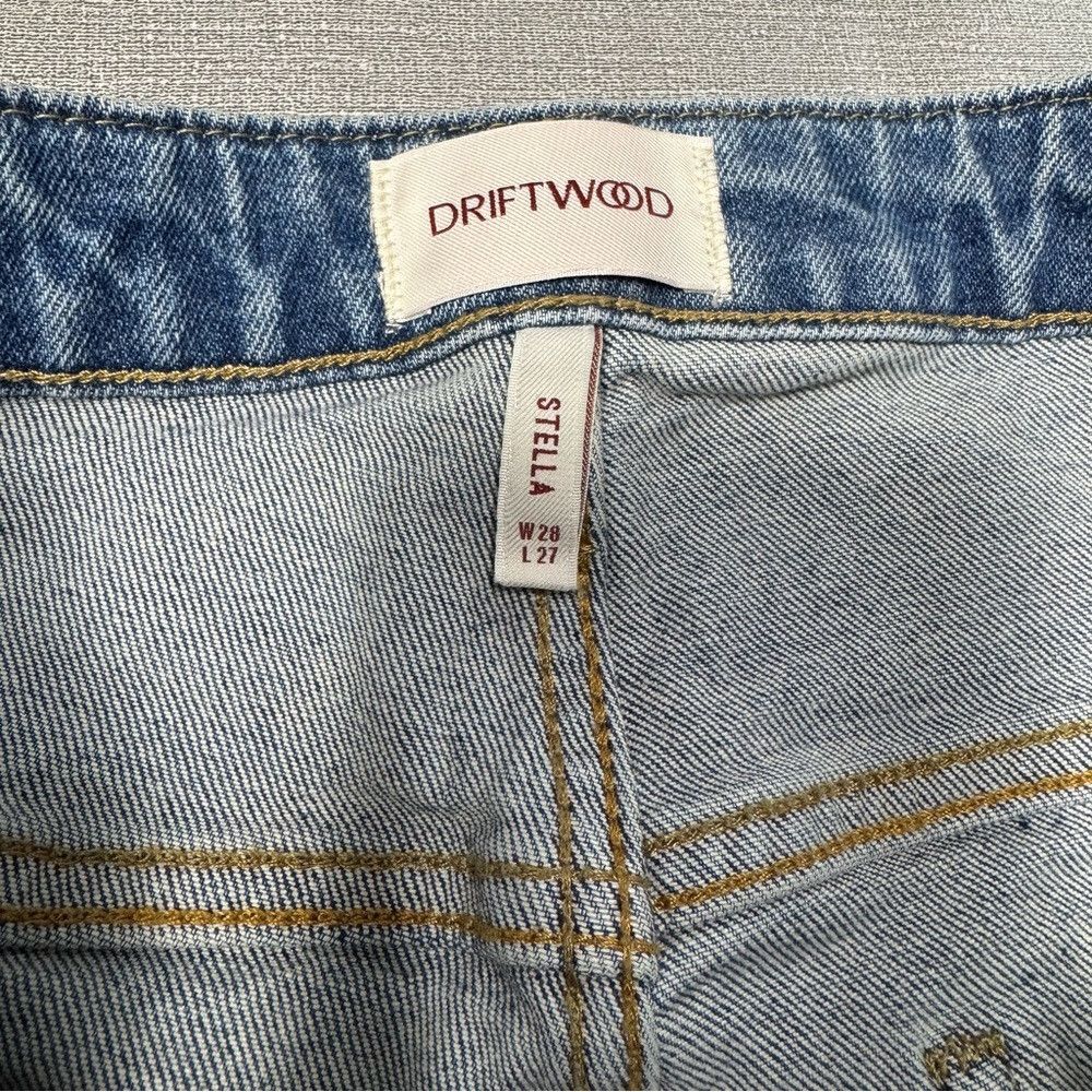 Other NWT New DRIFTWOOD Stella Straight Leg Jeans Size 28 Size 28" / US 6 / IT 42 - 6 Thumbnail