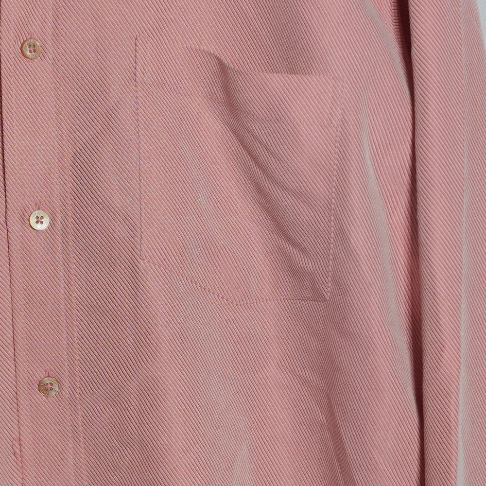 BUGATCHI Bugatchi Uomo Sz L Men's Pink Casual Shirt Tiny Diagonal S Size US L / EU 52-54 / 3 - 3 Thumbnail