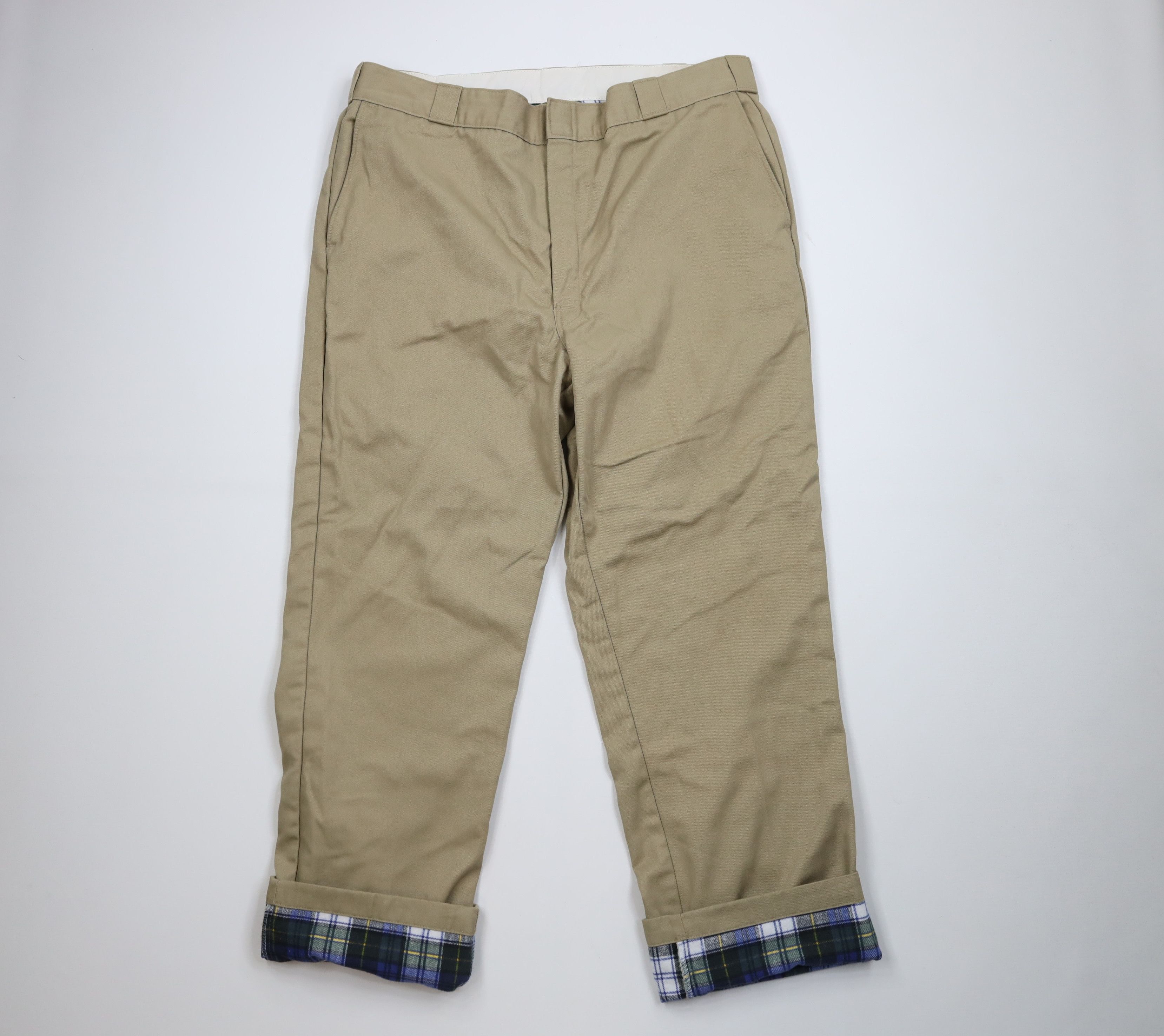 Dickies Vintage 90s Dickies Lined Workwear Wide Leg Pants USA Size US 42 / EU 58 - 1 Thumbnail