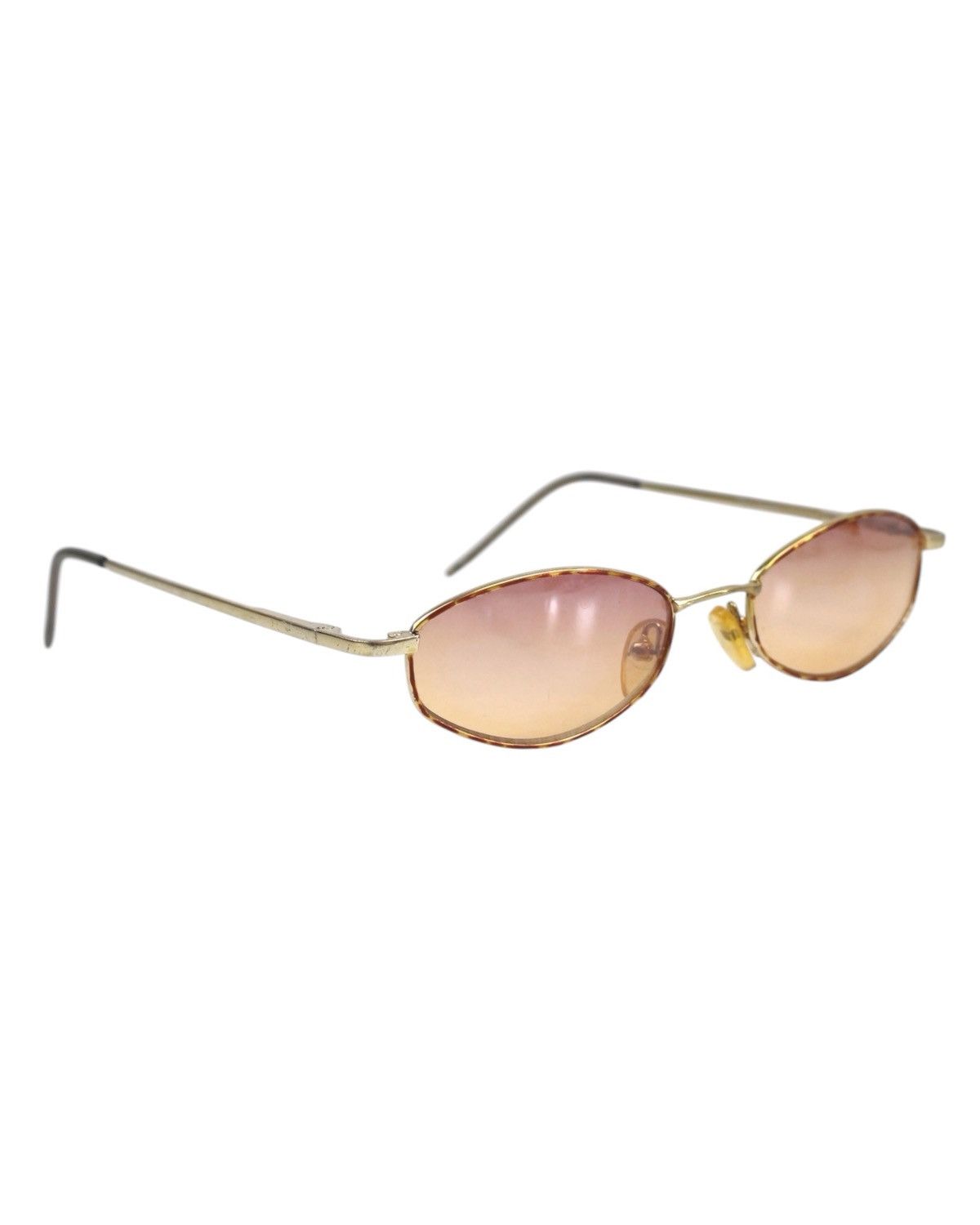 Vintage 1990S ITALIAN DESIGNER SUNSET OVAL SHADES SUNGGLASSES Size ONE SIZE - 3 Thumbnail