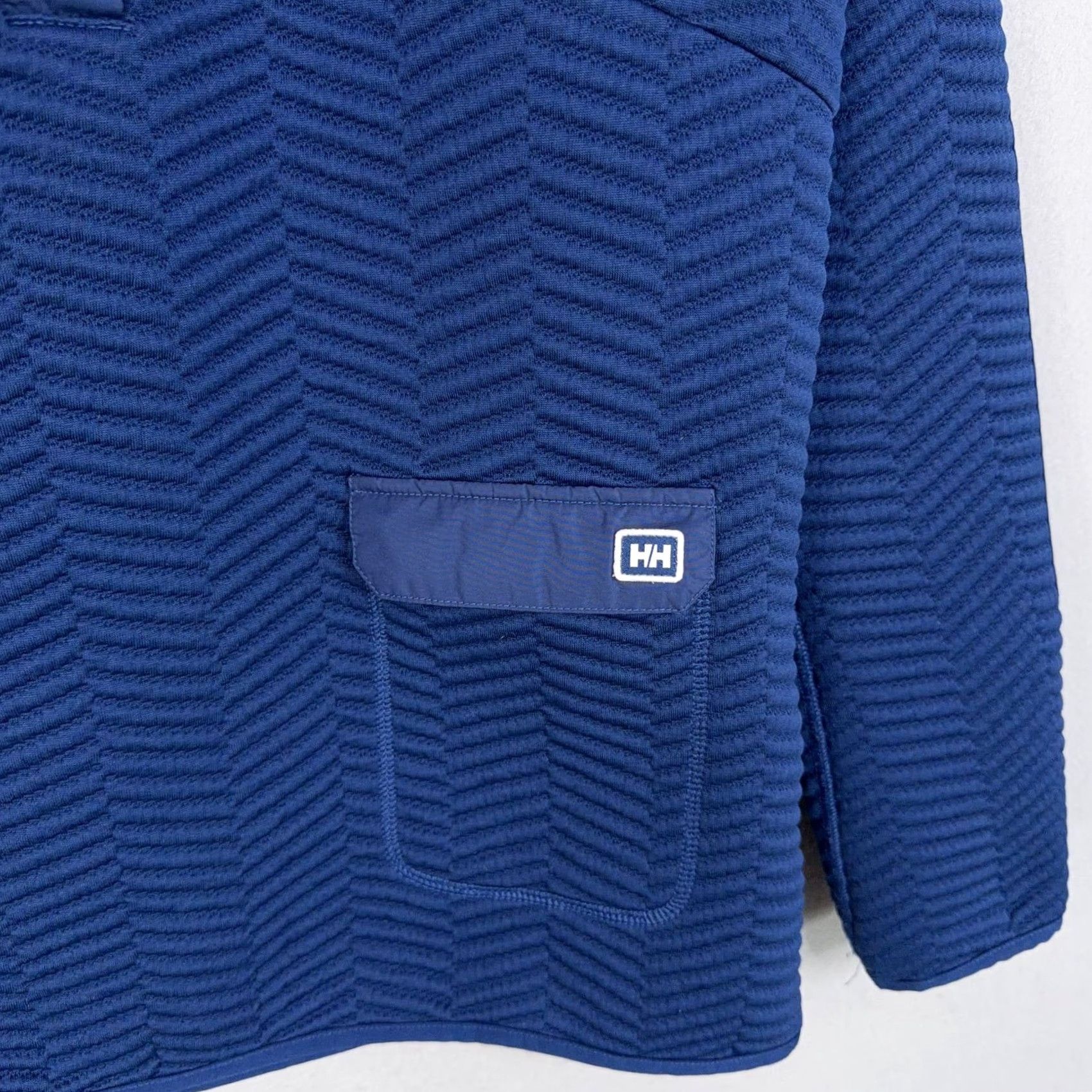 Helly Hansen Helly Hansen Jacket Womens Small Blue Fleece Snap Pullover Sailing GPYC Chevon Logo - HH Logo Patch Classic Outdoor Casual Size S / US 4 / IT 40 - 3 Thumbnail