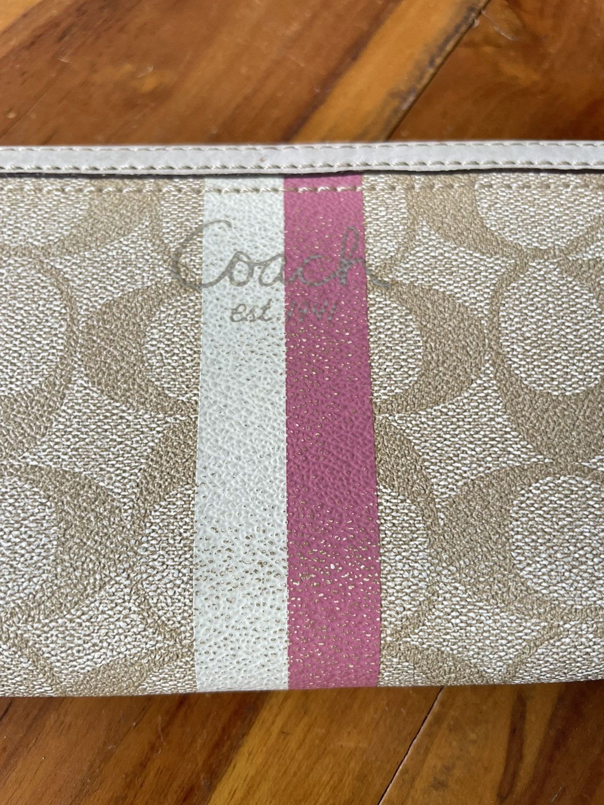 Coach Coach Signature Monogram Long Wallet Size ONE SIZE - 3 Thumbnail