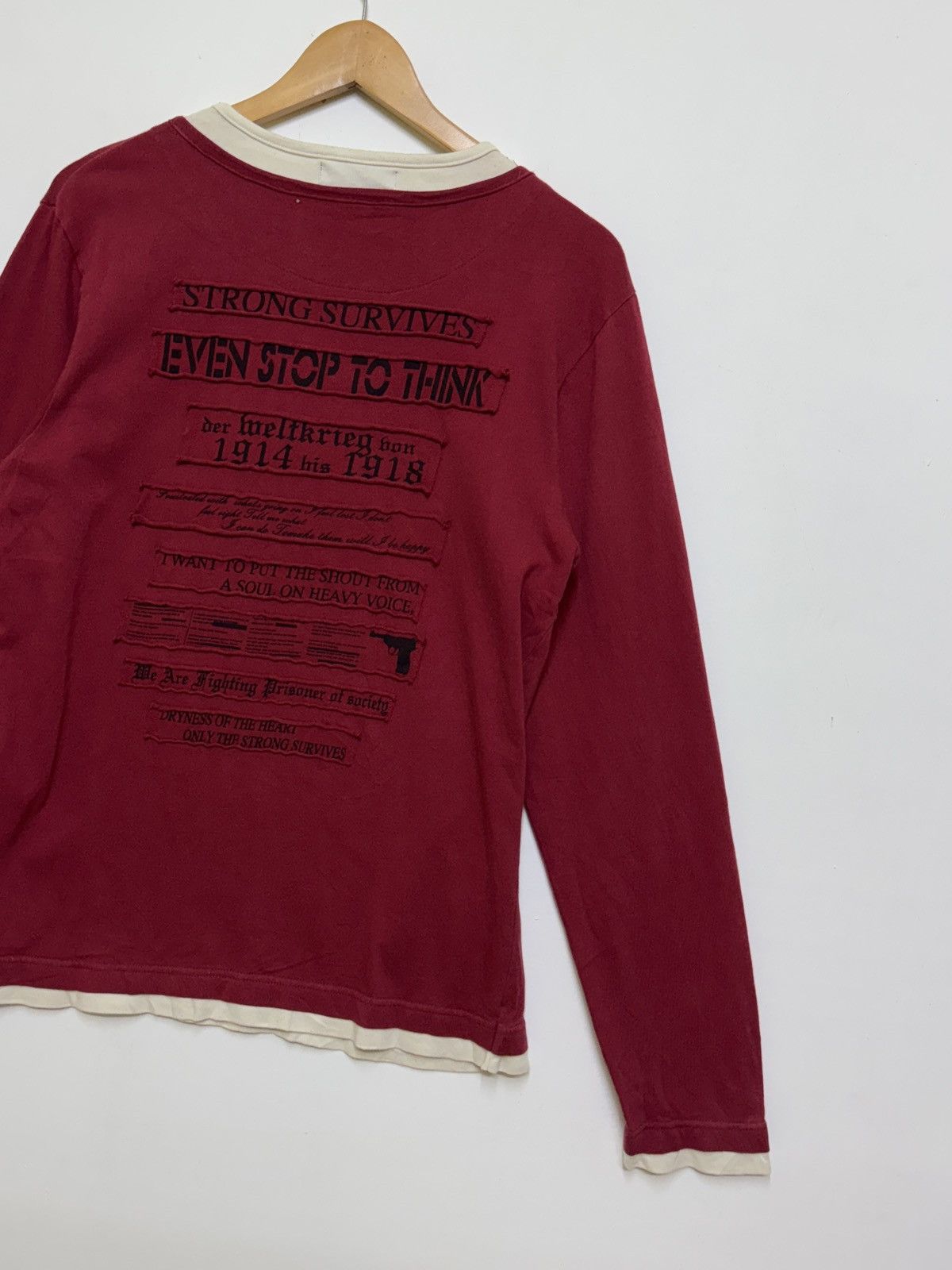 Hysteric Glamour In The Attic Poem Patches Half Zipper Long Sleeve Size US M / EU 48-50 / 2 - 9 Thumbnail