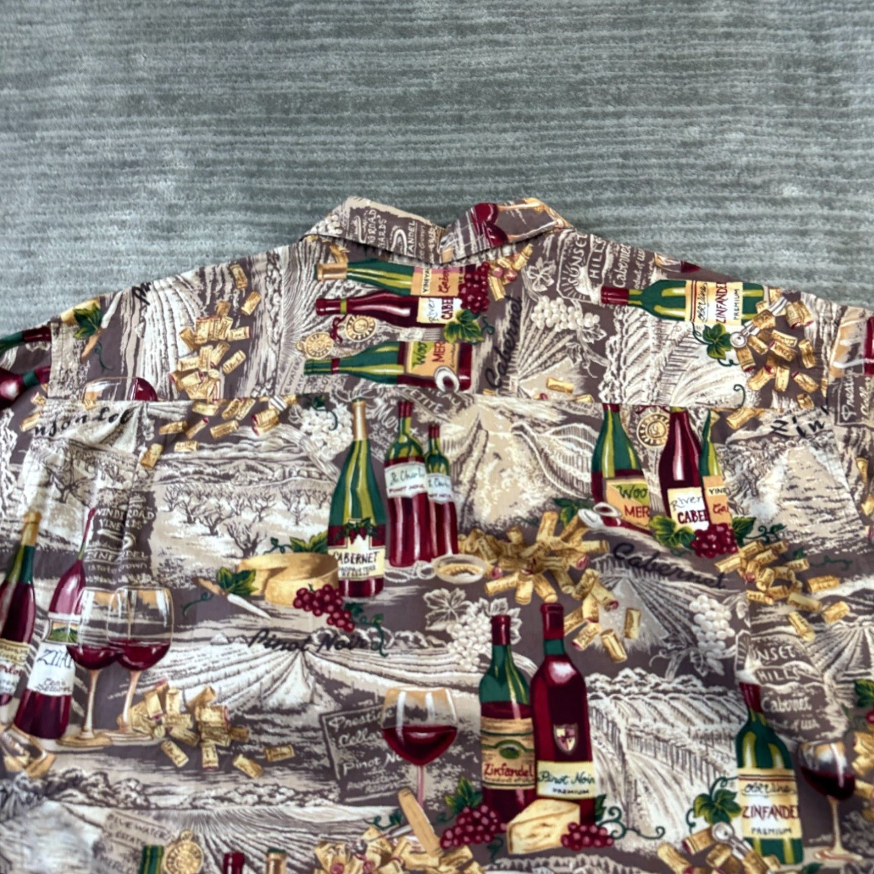 Reyn Spooner VINTAGE Reyn Spooner Shirt Mens XL All Over Print Wine Size US XL / EU 56 / 4 - 5 Thumbnail