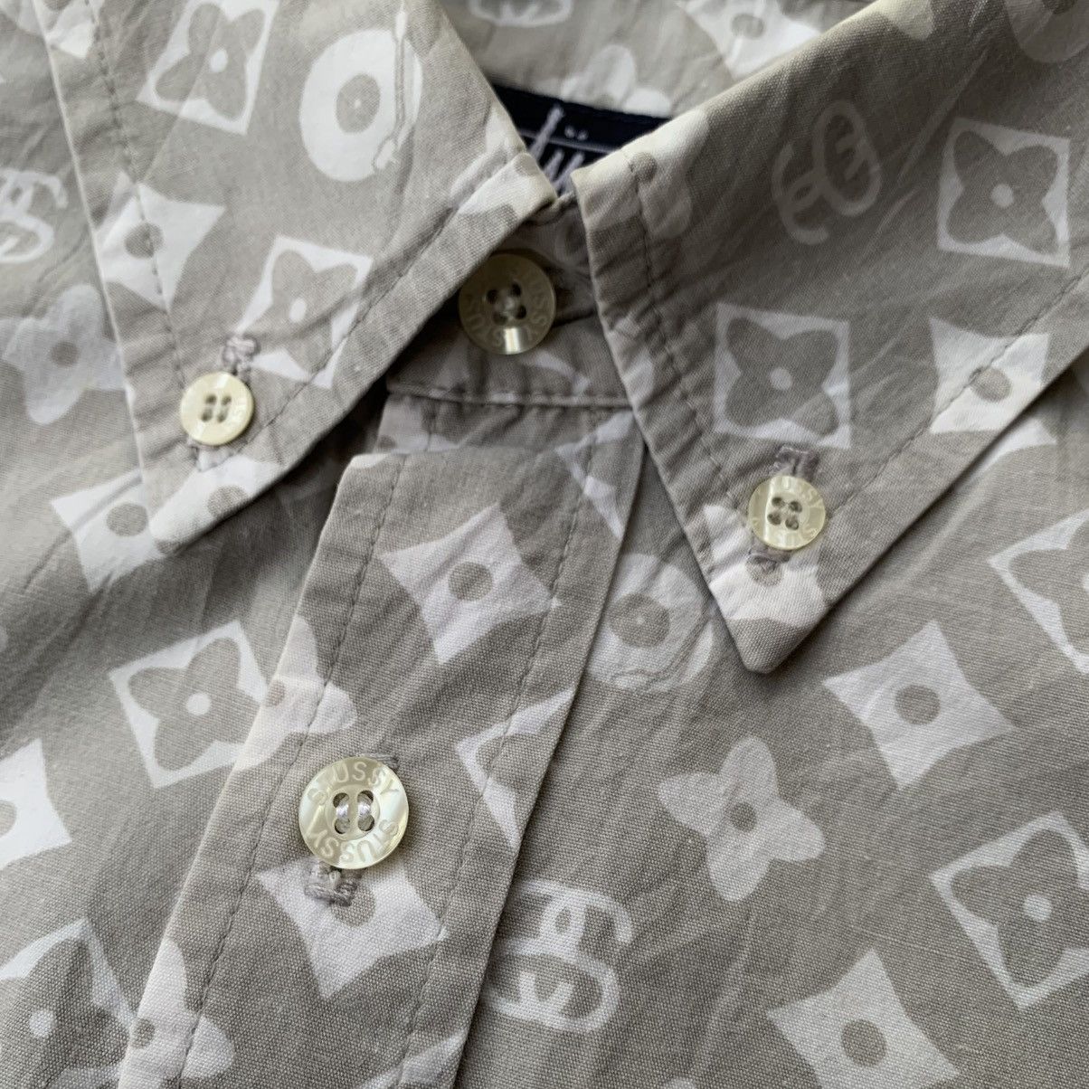 Stussy × Vintage 💥Rare💥 90’s Stussy LV monogram Shirt Size US M / EU 48-50 / 2 - 6 Thumbnail
